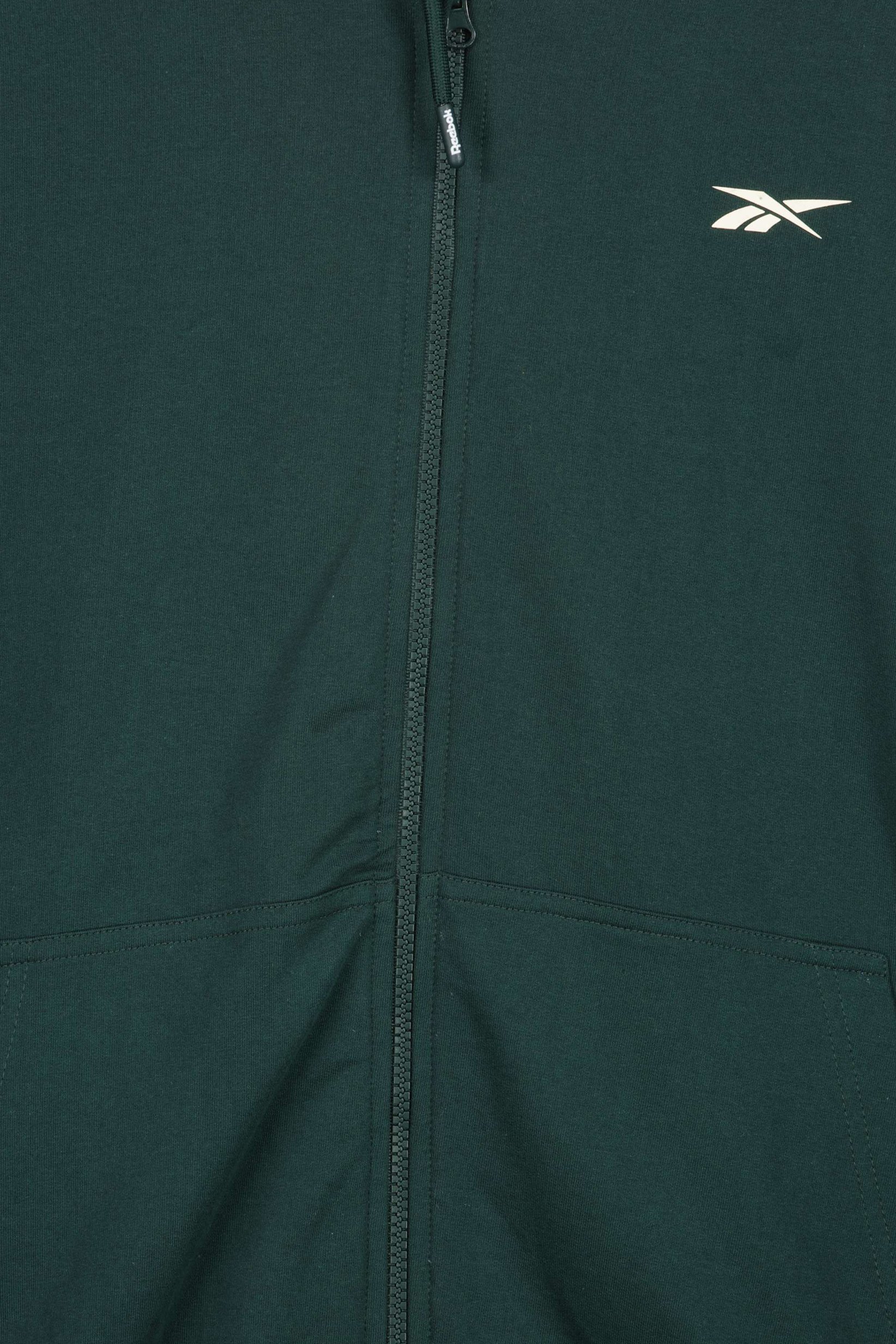Men Sportswear Fit Long Sleeve Outdoor Hoodie, Dark Green