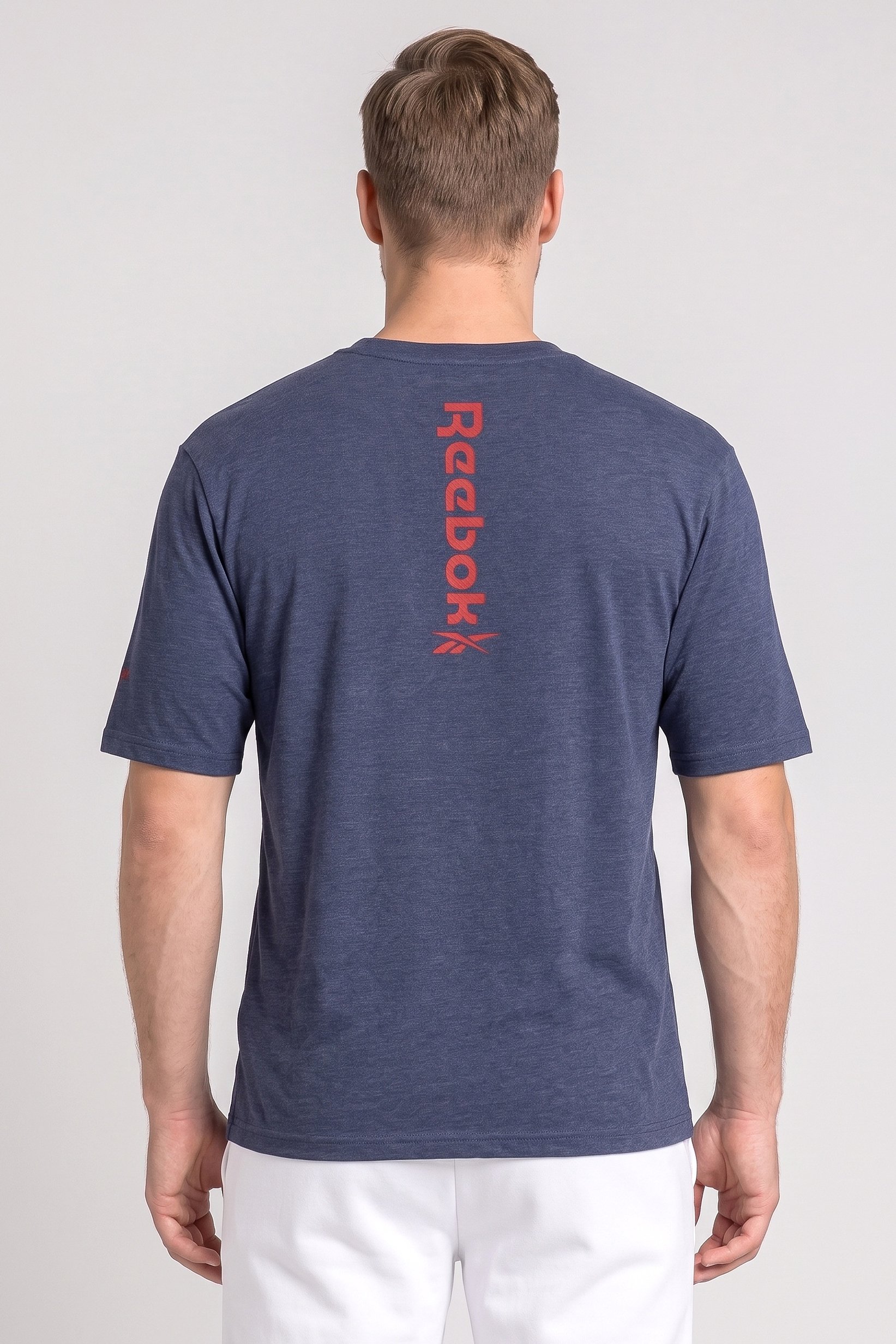 Men Sportswear Fit Short Sleeve Outdoor T-Shirt, Navy