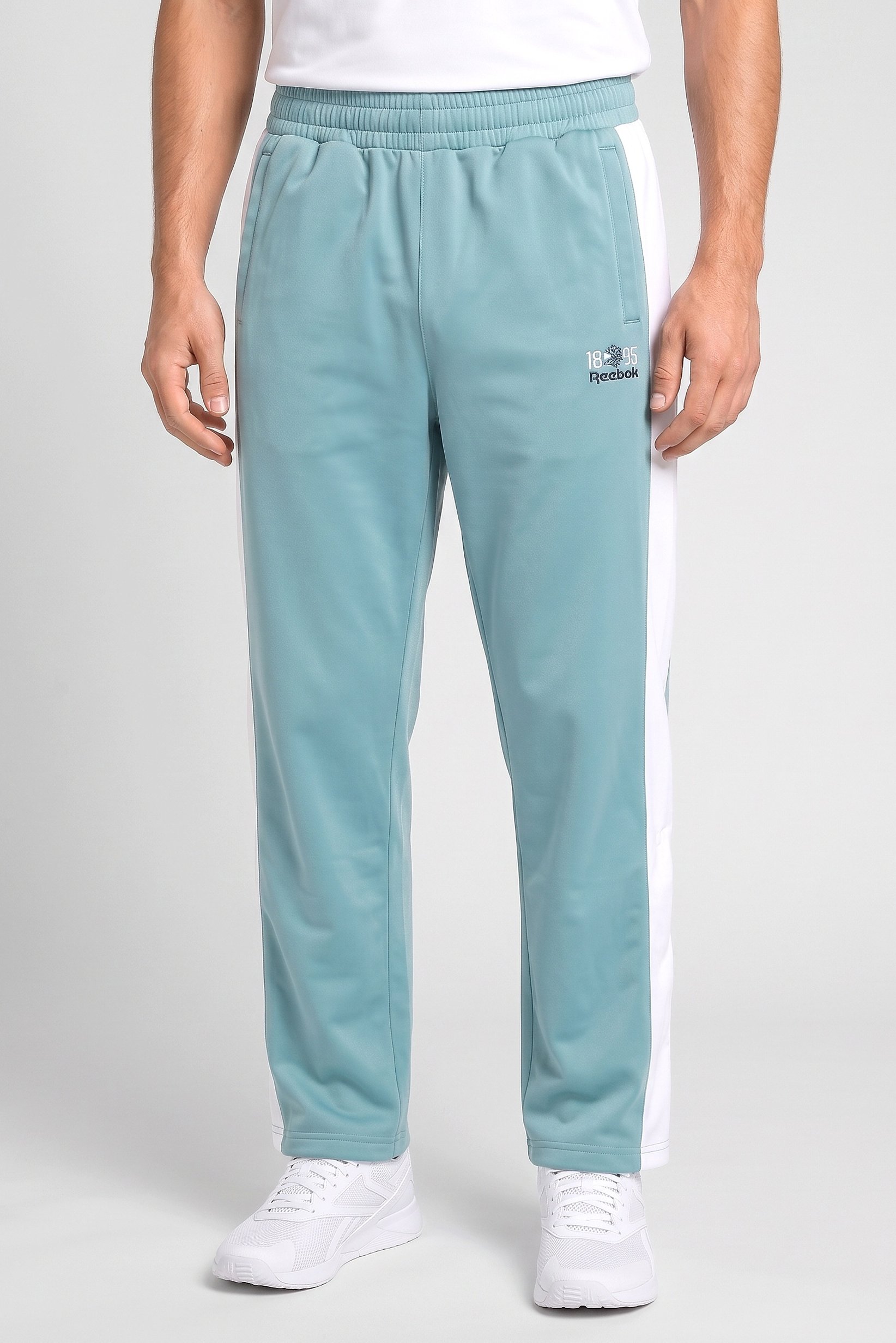 Men Sportswear Fit Outdoor Sweatpants, Light Turquoise