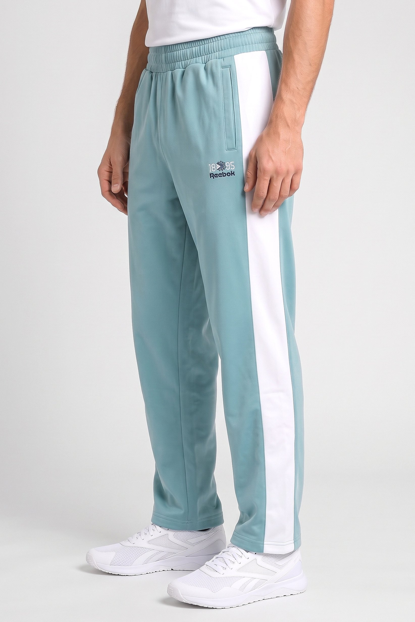 Men Sportswear Fit Outdoor Sweatpants, Light Turquoise