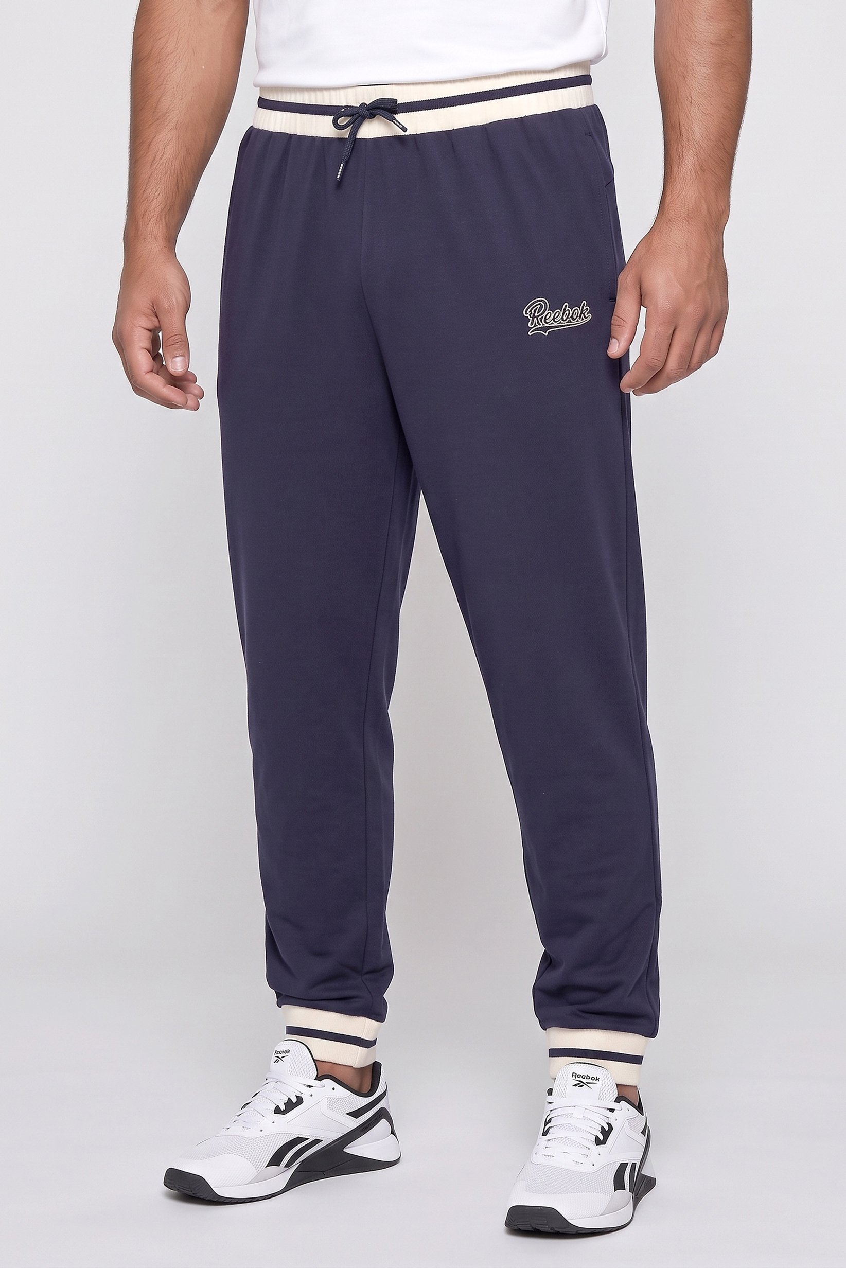Men Sportswear Fit Outdoor Sweatpants, Navy