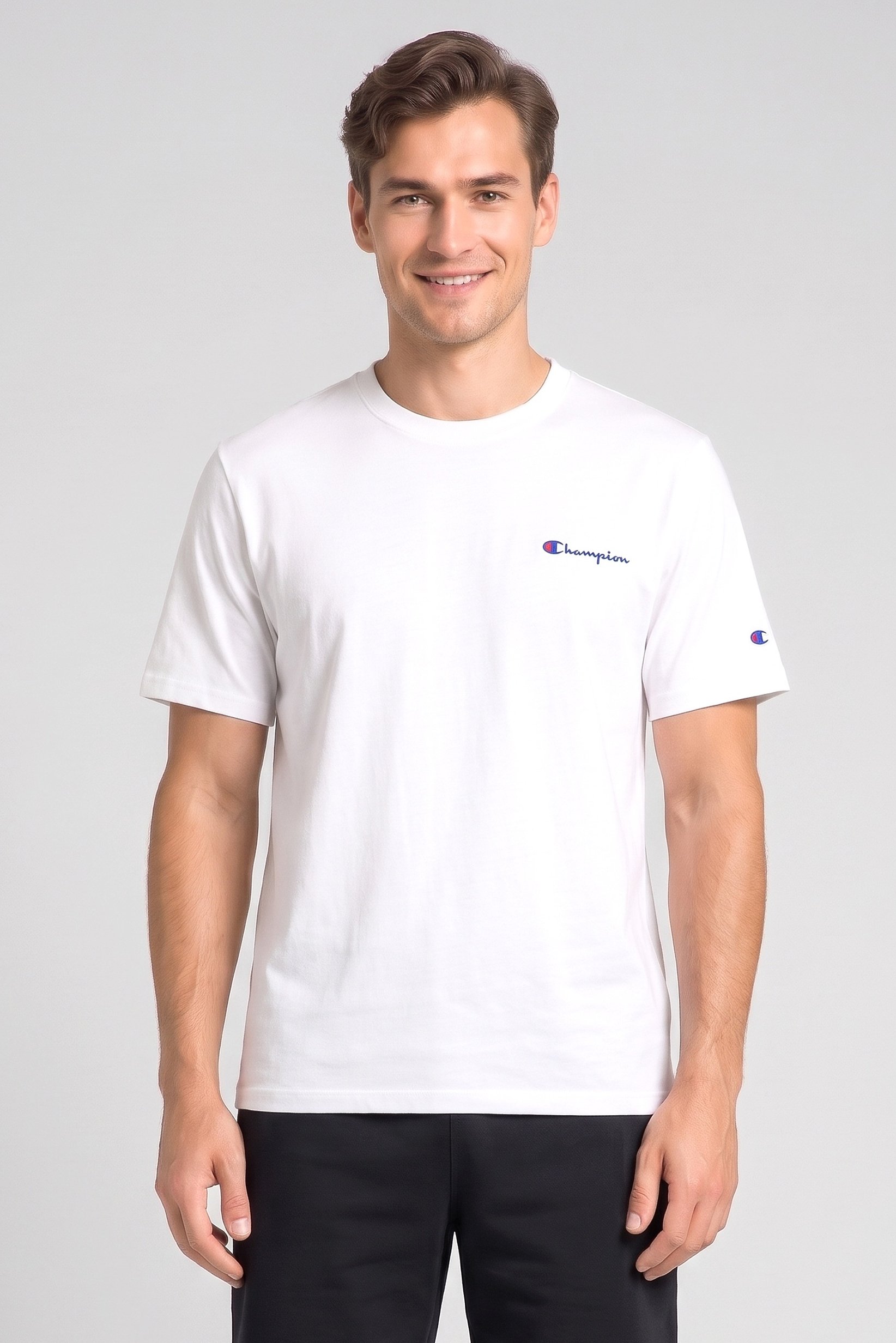 Men Sportswear Fit Short Sleeve Outdoor T-Shirt, White