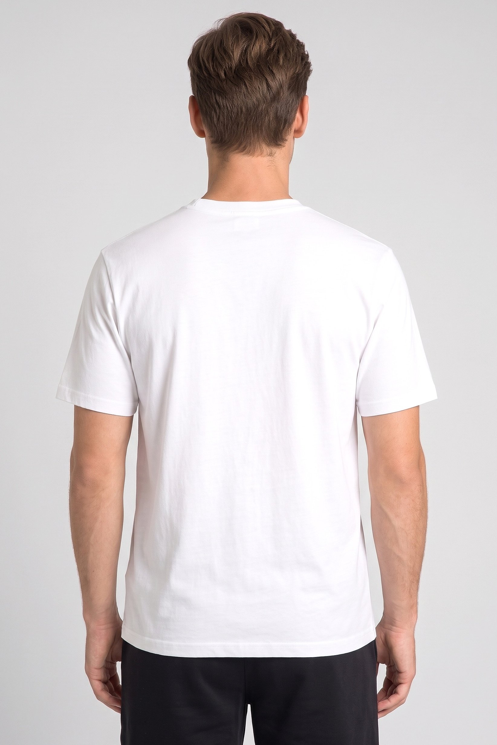 Men Sportswear Fit Short Sleeve Outdoor T-Shirt, White