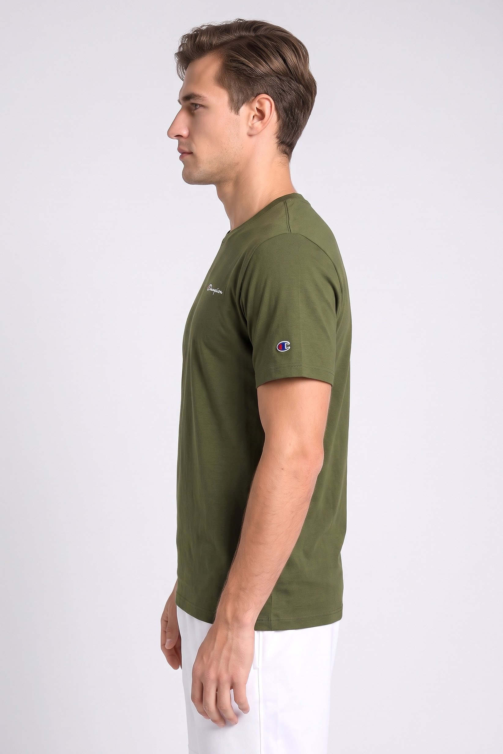 Men Sportswear Fit Short Sleeve Outdoor T-Shirt, Green