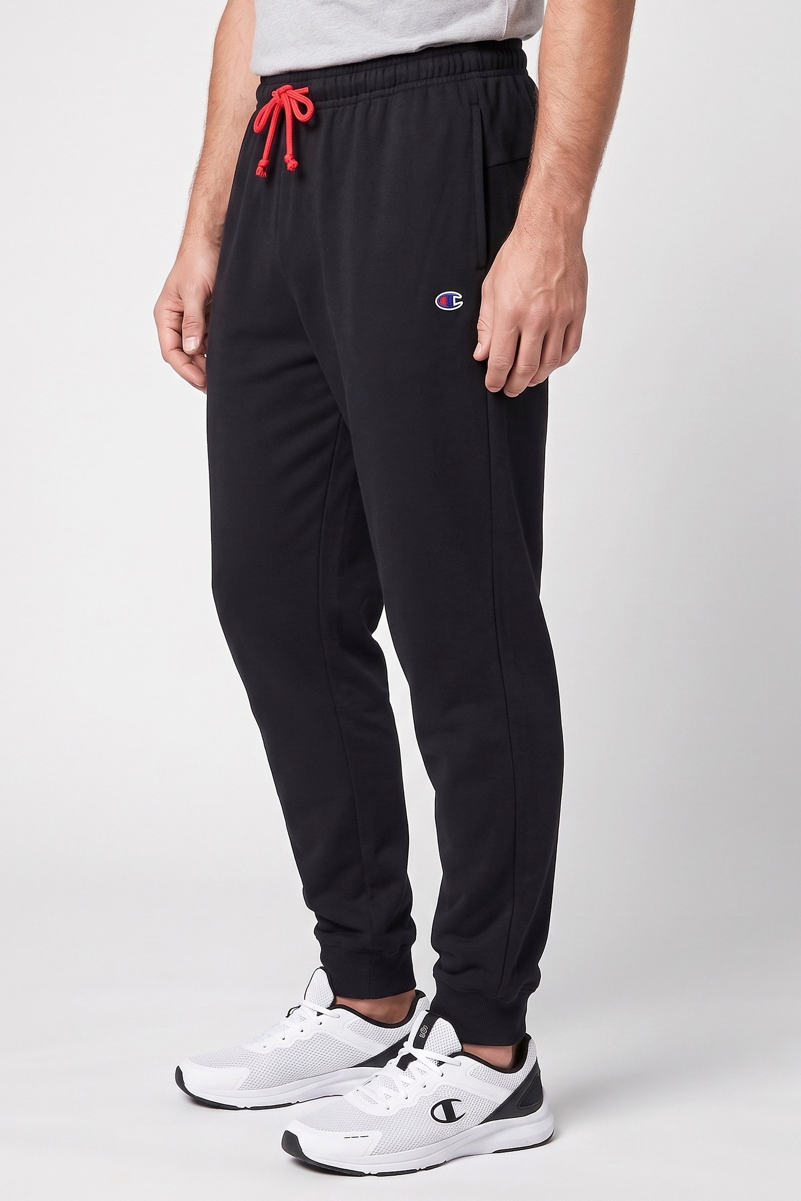Men Sportswear Fit Outdoor Jogger Pants, Black