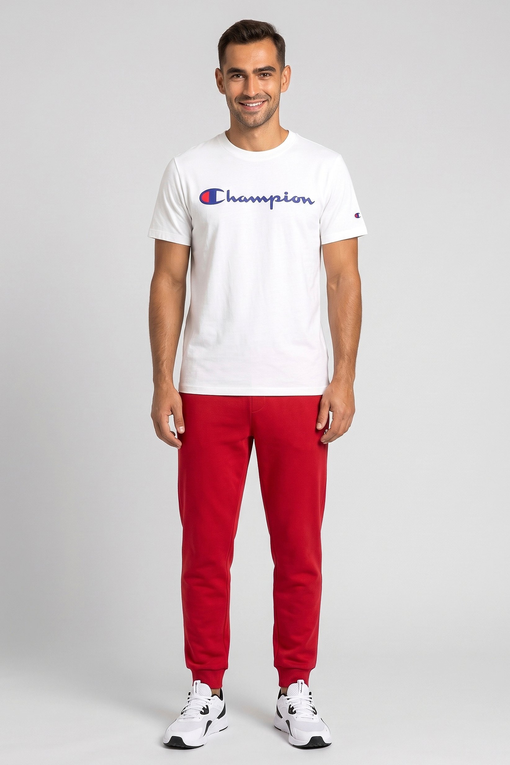 Men Sportswear Fit Short Sleeve Outdoor T-Shirt, White