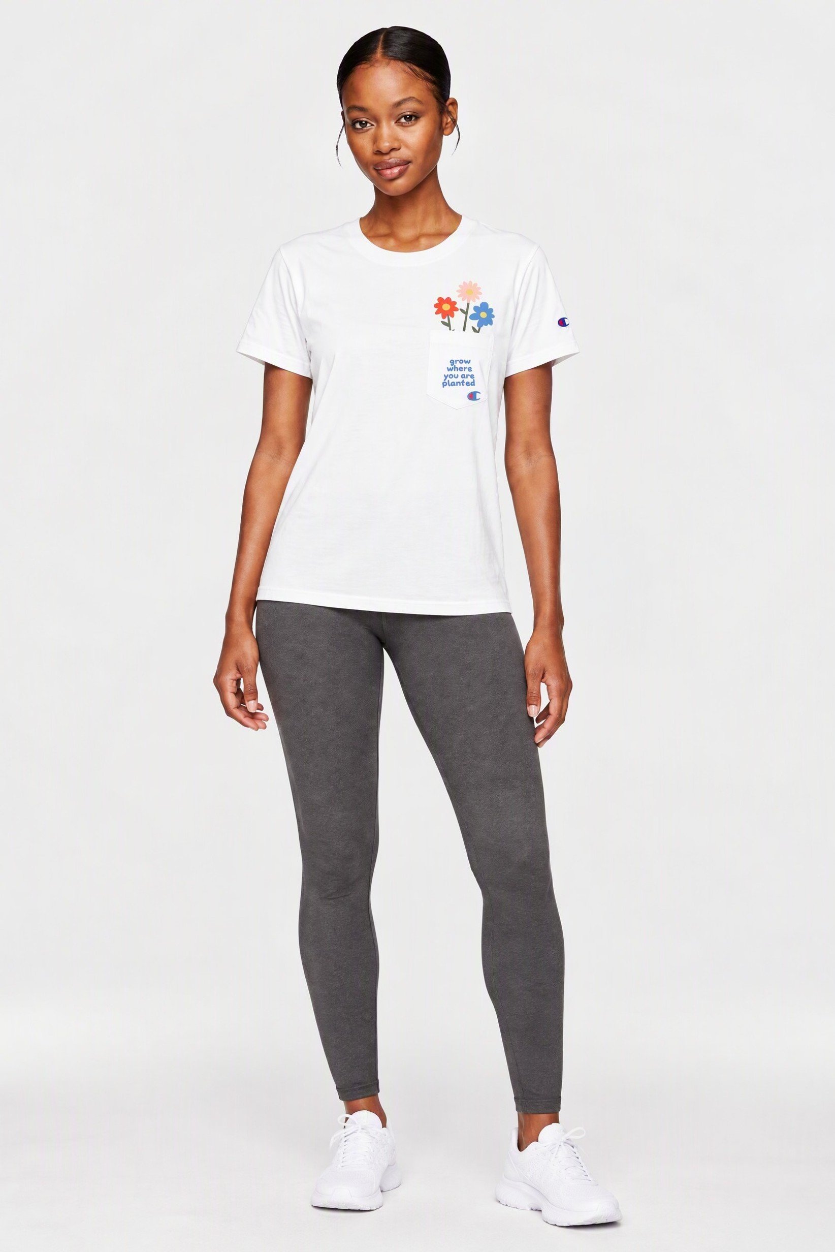 Women Sportswear Fit Short Sleeve Outdoor T-Shirt, White