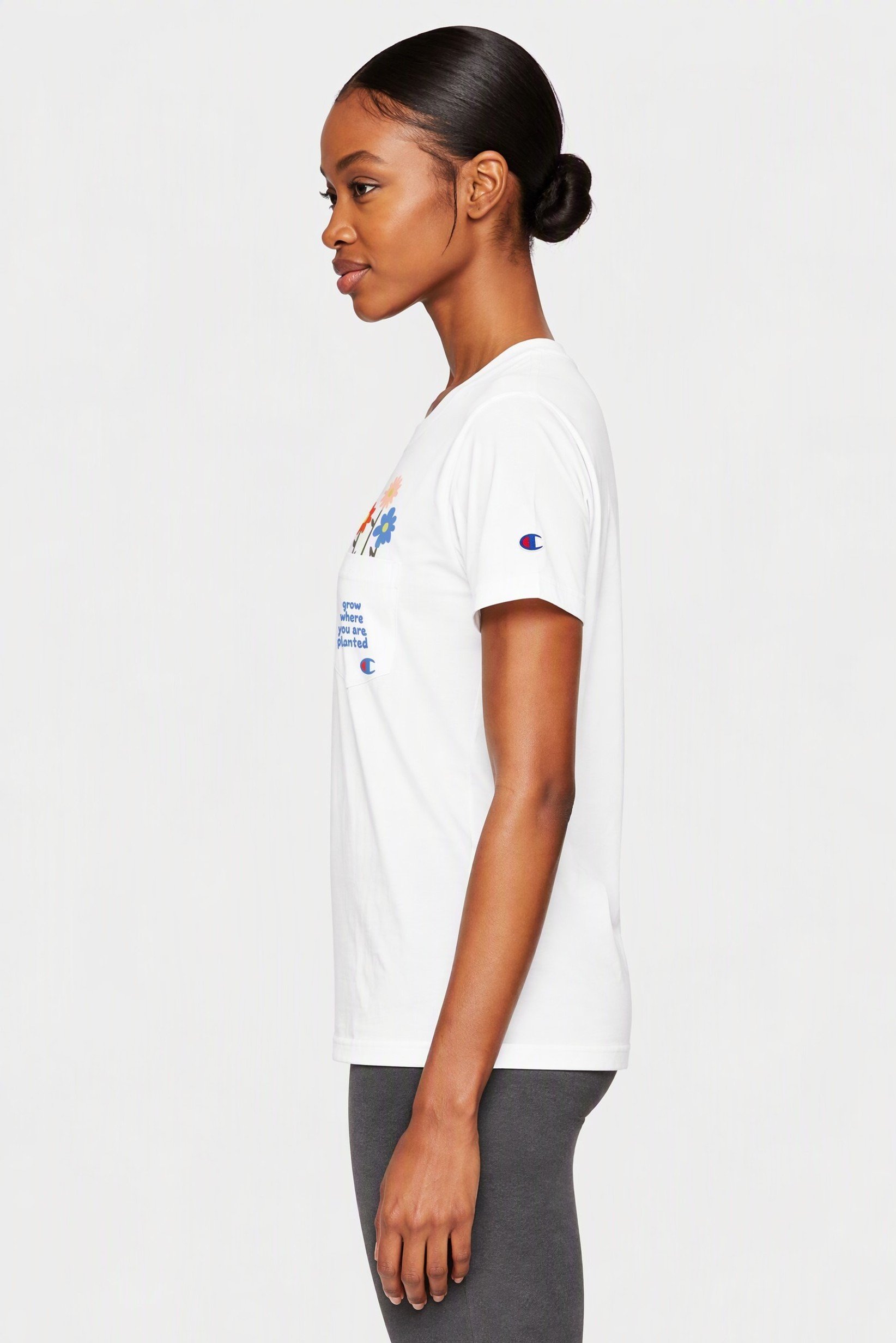 Women Sportswear Fit Short Sleeve Outdoor T-Shirt, White