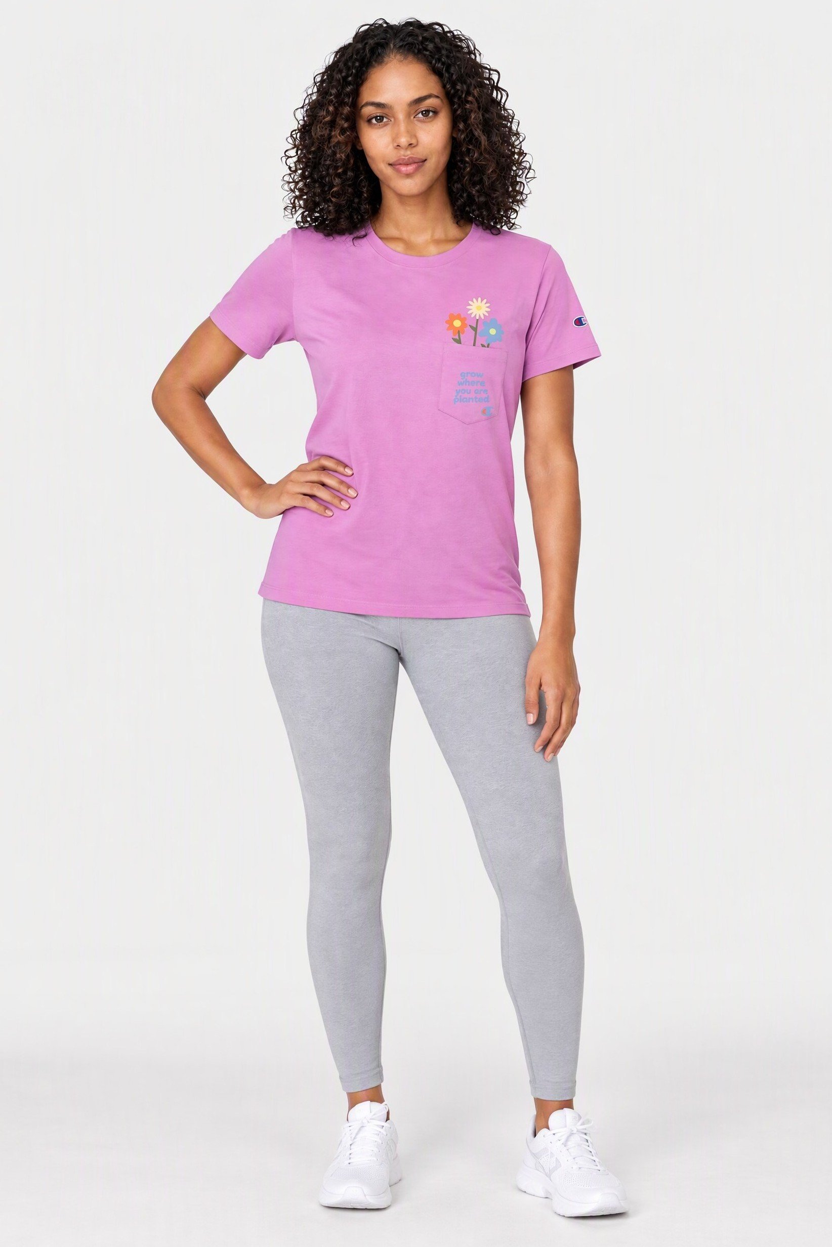 Women Sportswear Fit Short Sleeve Outdoor T-Shirt, Purple