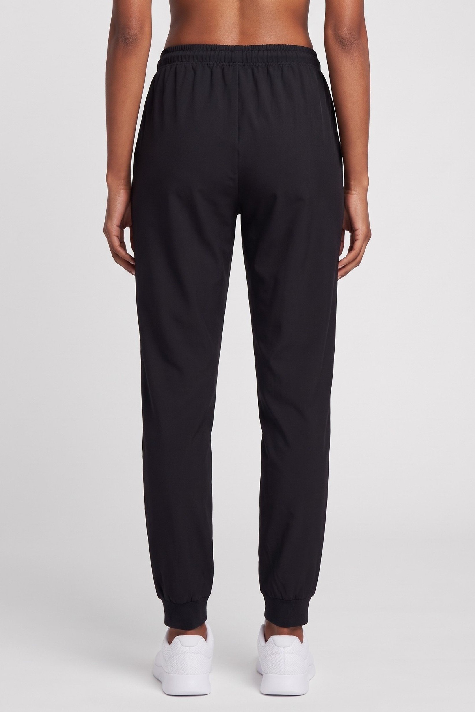 Women Sportswear Fit Embroidered Logo Jogger Pants, Black