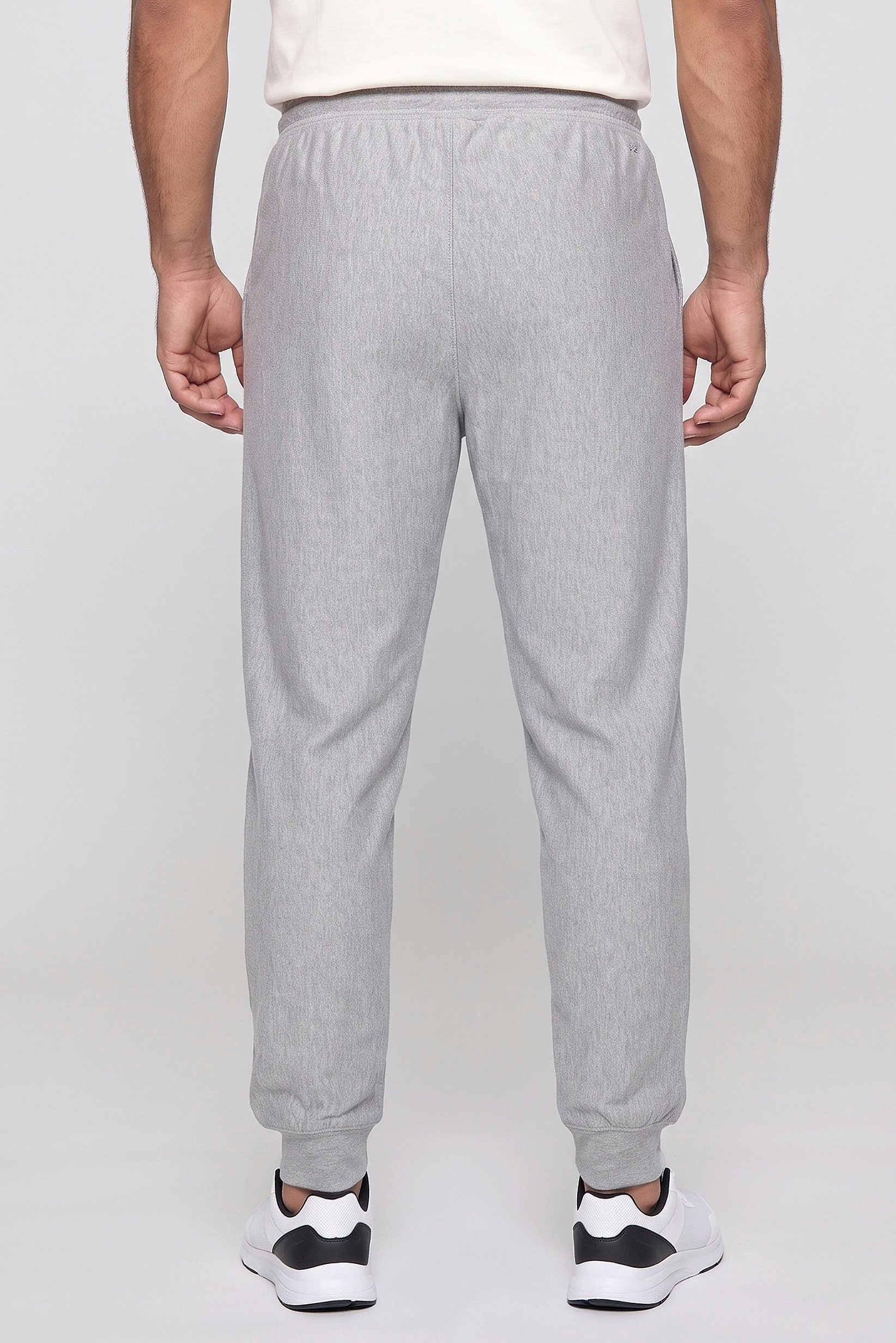 Men Sportswear Fit Outdoor Jogger Pants, Heather Grey