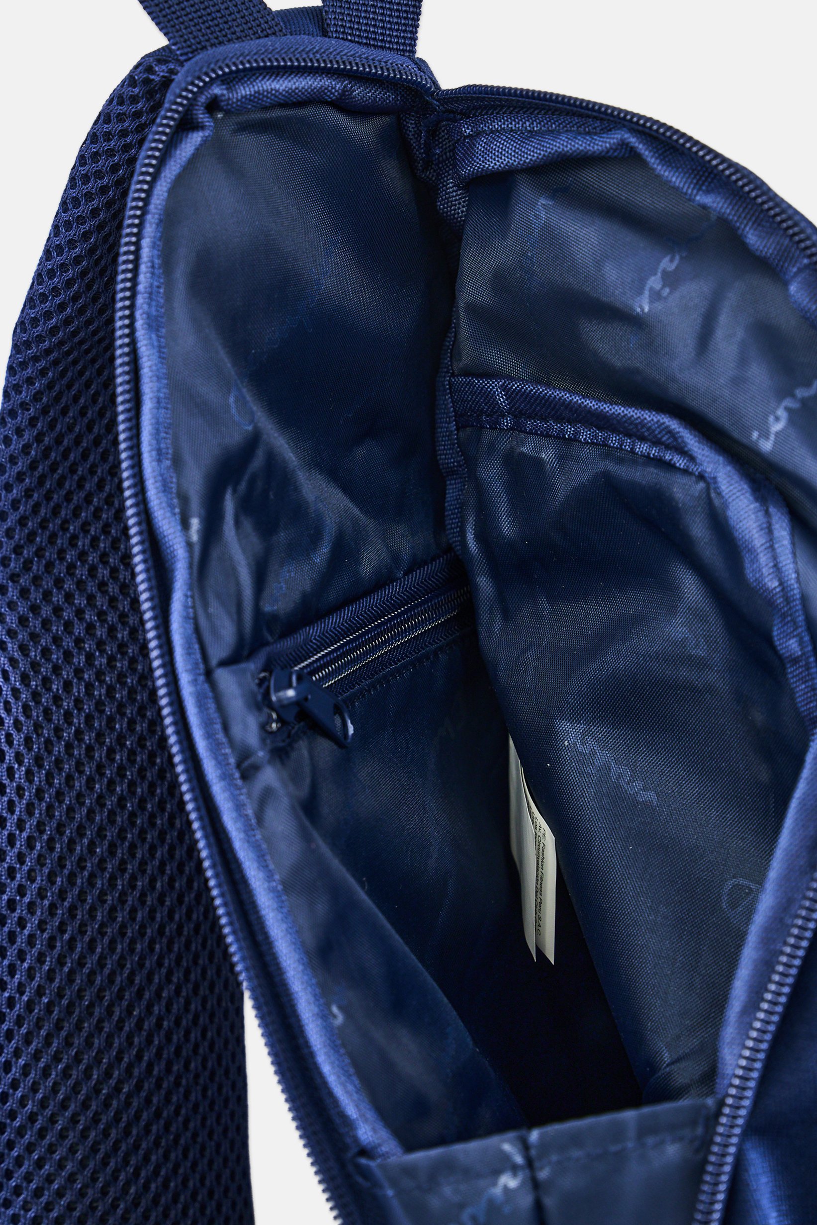 Men Brand Logo Cross Body Bag, Navy