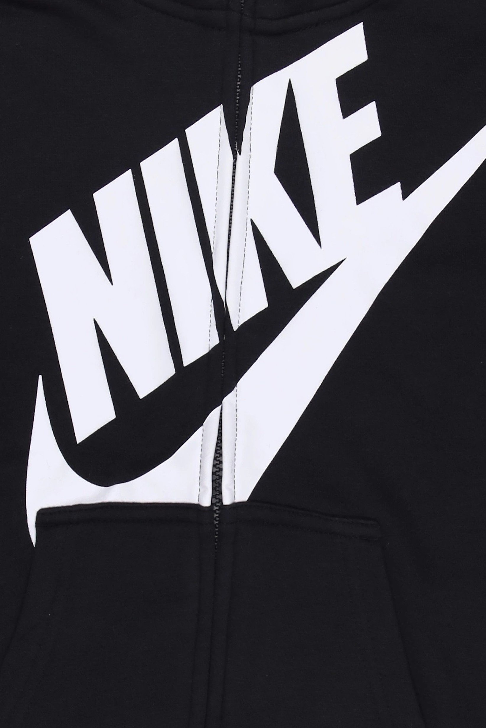 Kids Boy Sportswear Fit Long Sleeve Hoodie, Black
