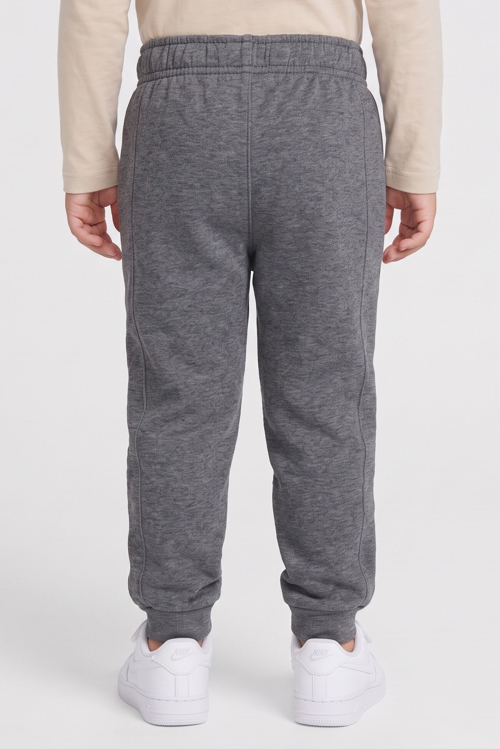 Toddlers Boy Brand Logo Pull Over Jogger Pants, Grey