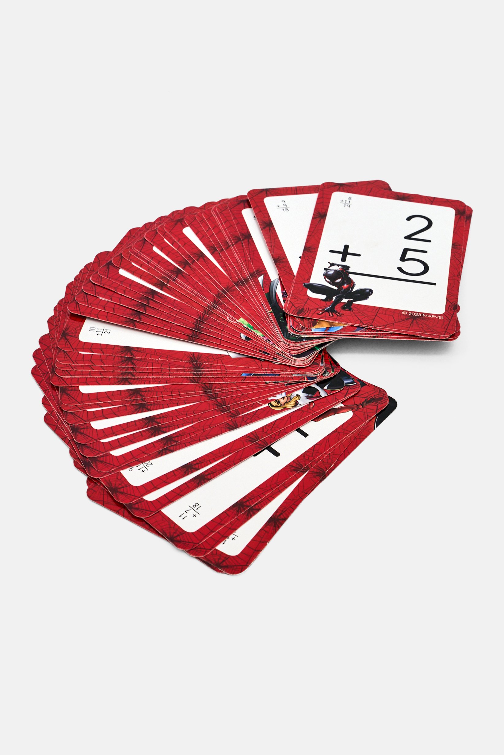 Marvel Spider-Man 55 Pcs Addition Learning Flash Cards