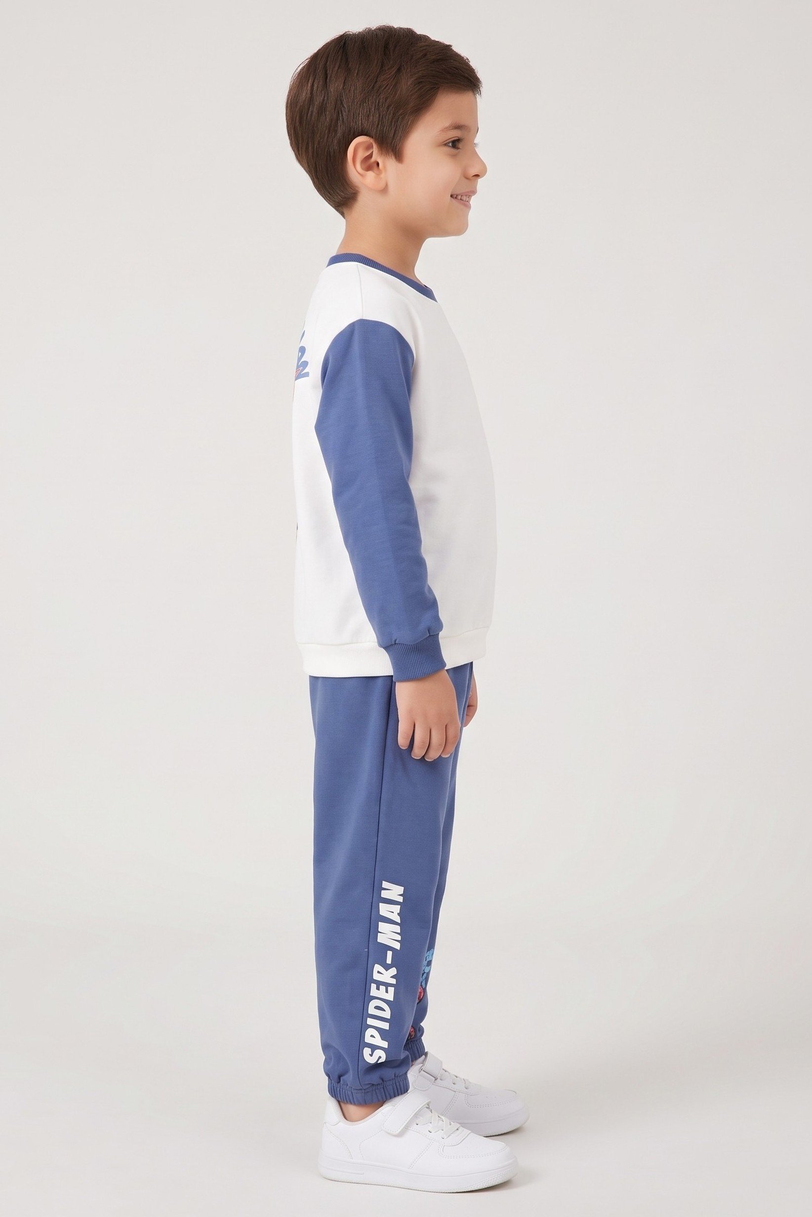 Kids Boy 2 Pieces Graphic Print Sweatshirt And Sweatpants Set, Multicolor