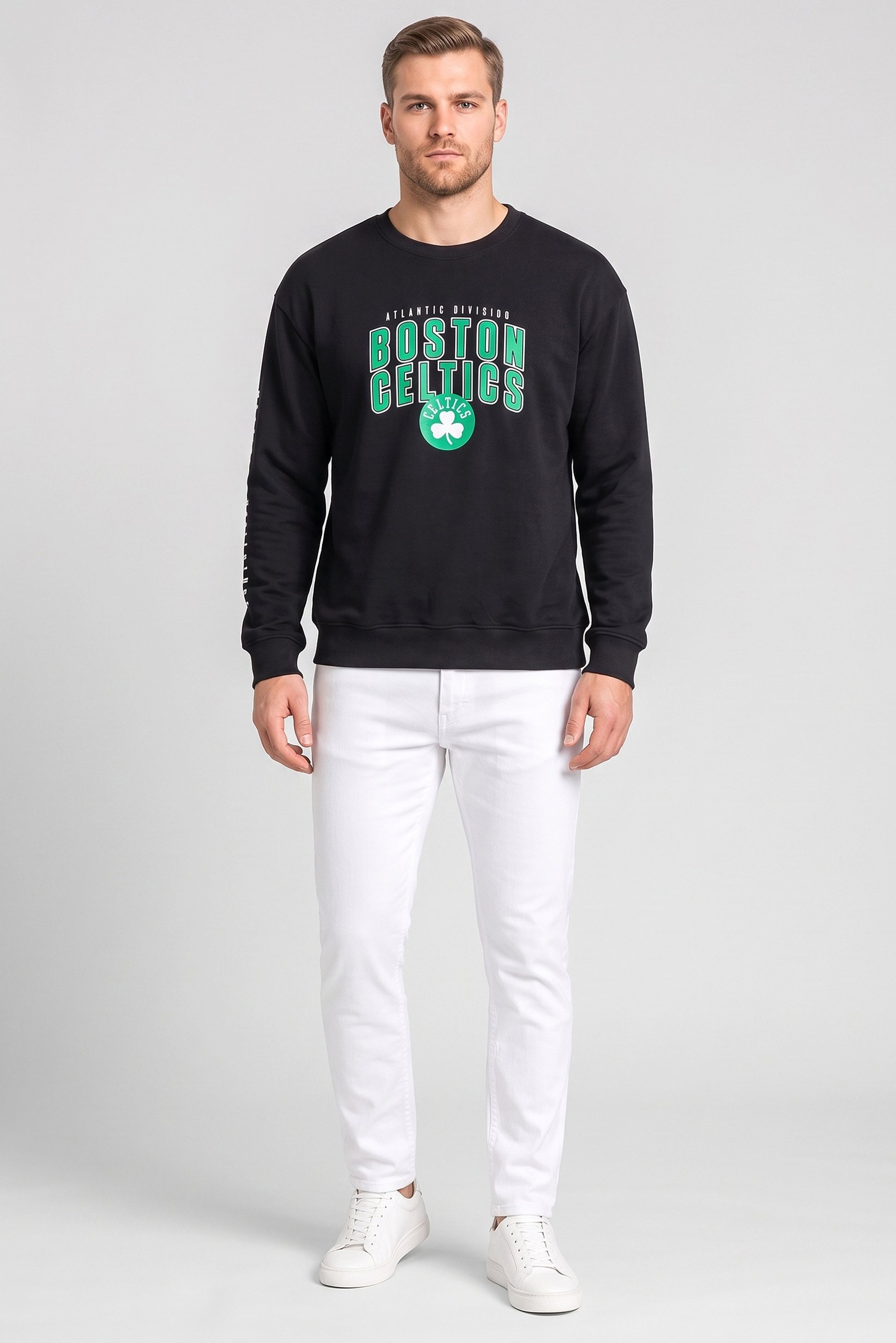 Men Graphic Print Long Sleeve Sweatshirt,  Multicolor