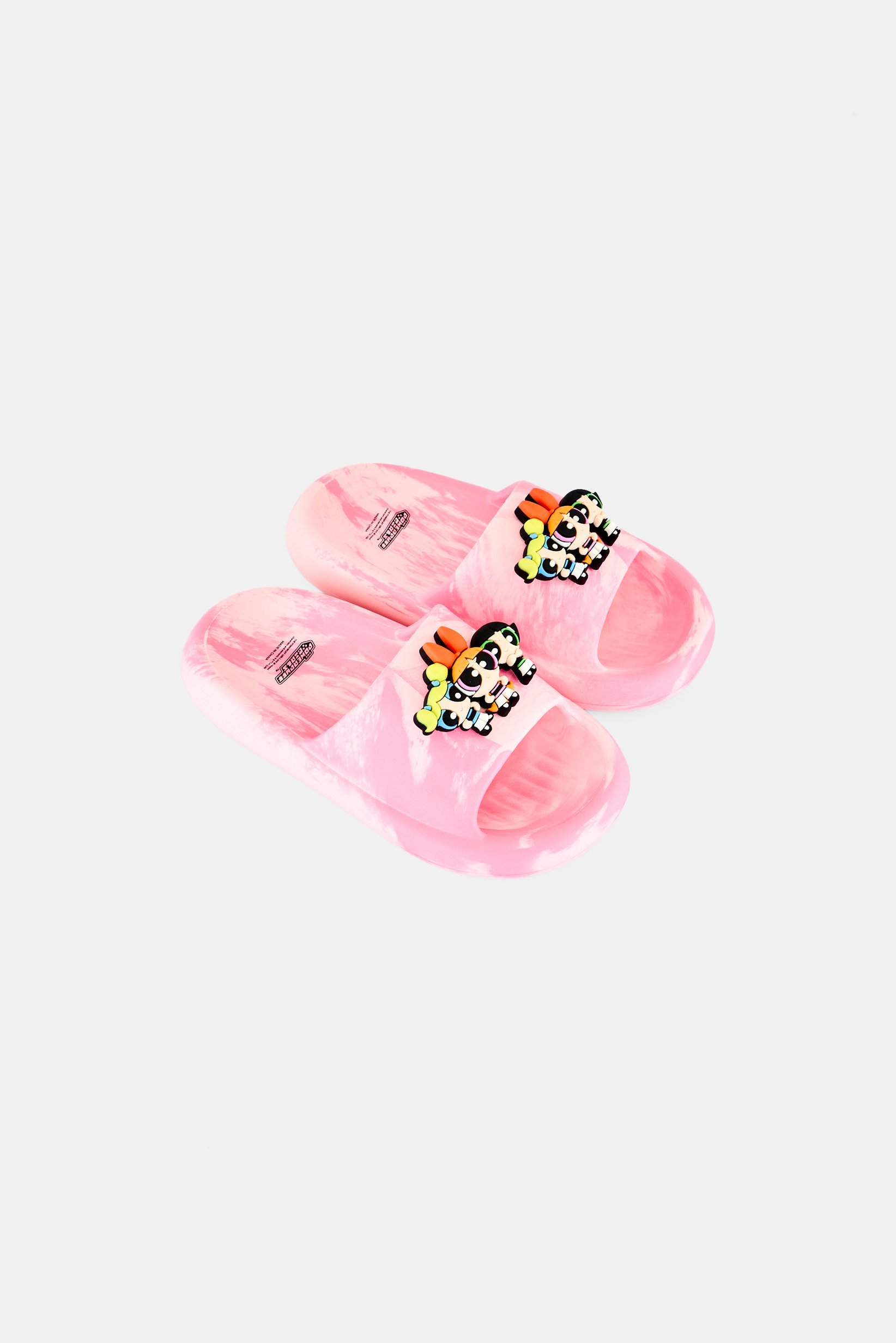 Kids Girl The Powerpuff Girls Slip On Slides, Pink