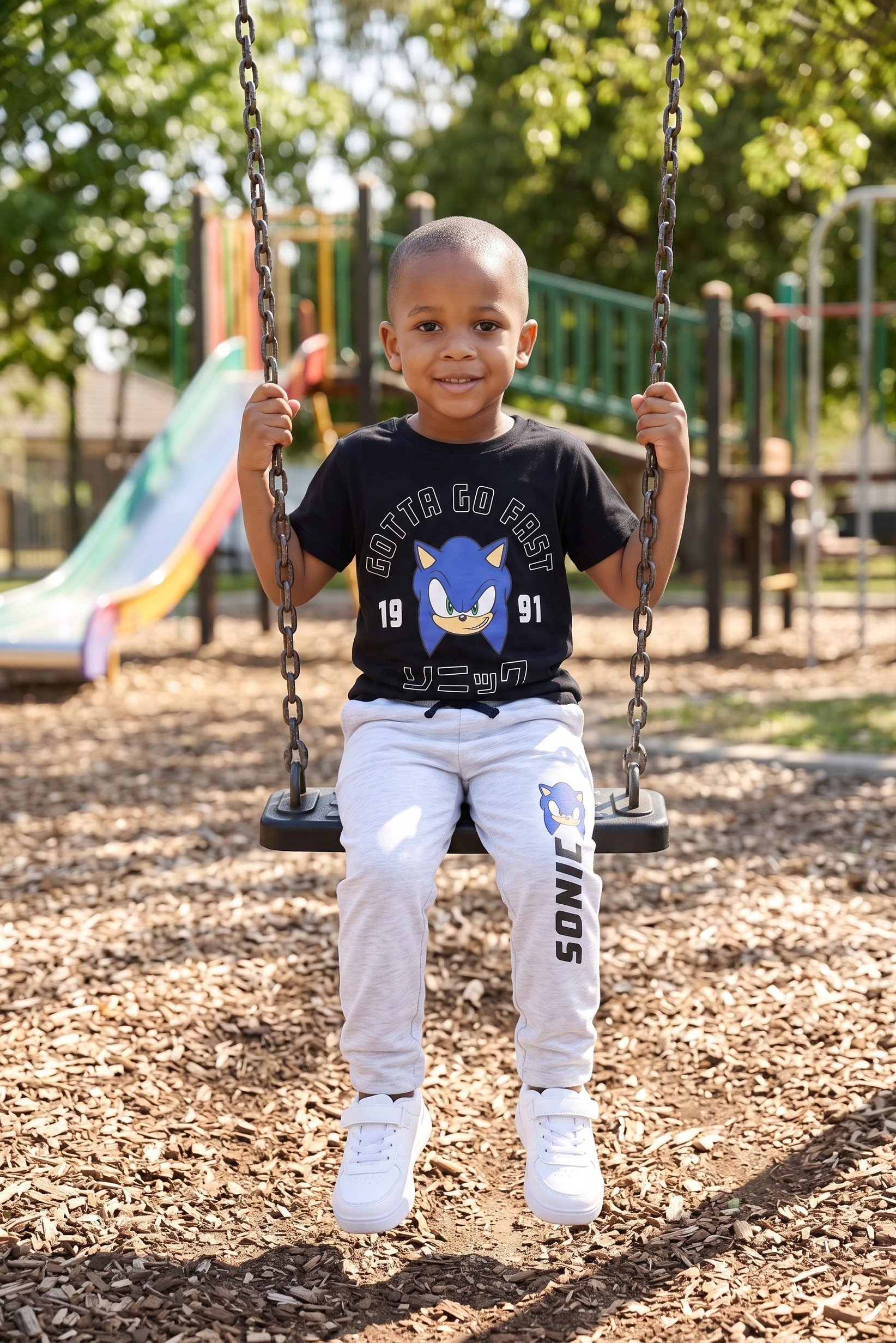 Toddlers Boy 2Pcs Short Sleeve Top And Pants Set, Multicolor
