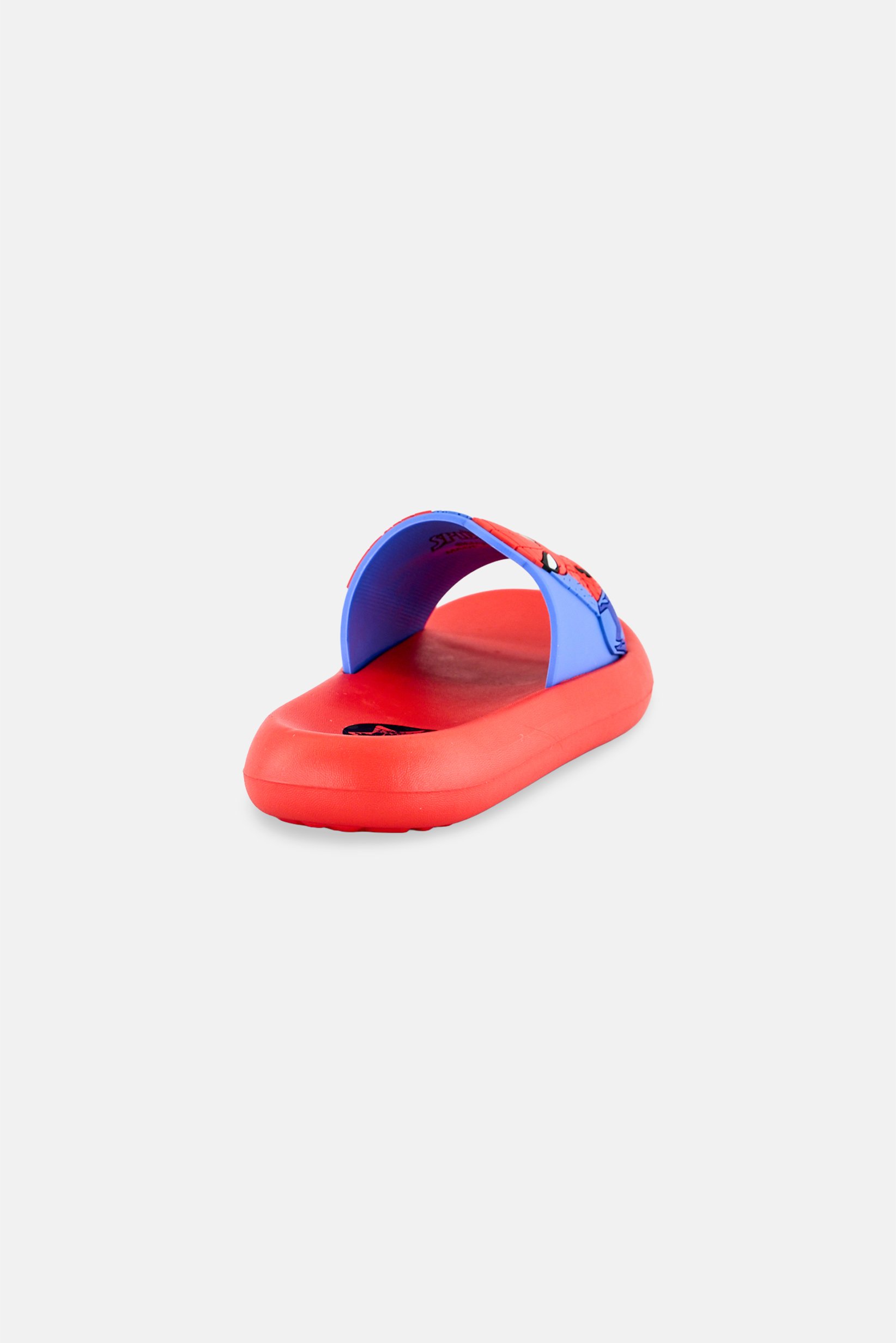 Toddlers Boy Spider Man Slip On Slides, Red
