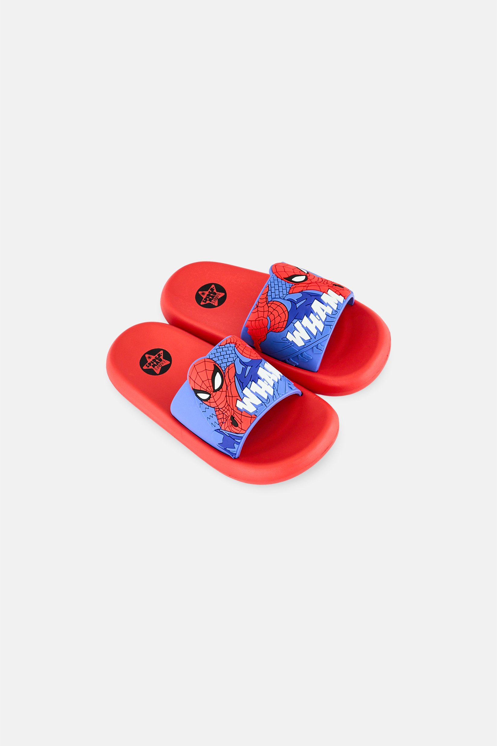 Kids Boy Spider-Man Slip On Slides, Multicolor