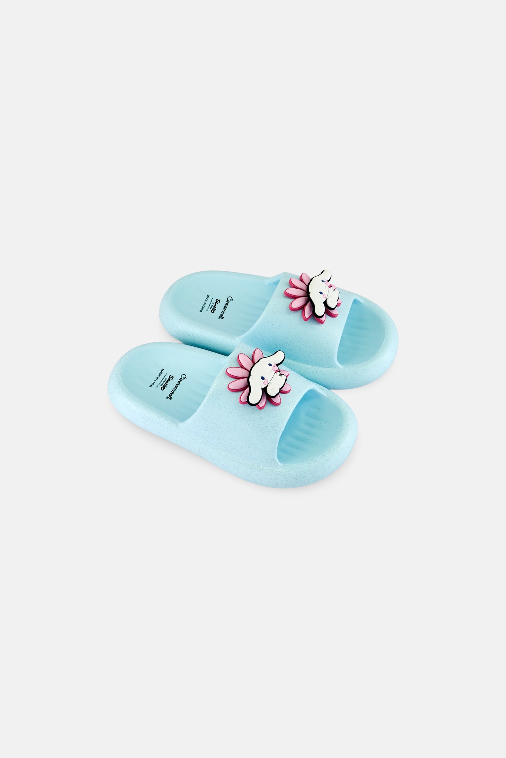 Kids Girl Sanrio Slip On Slides, Light Turquoise