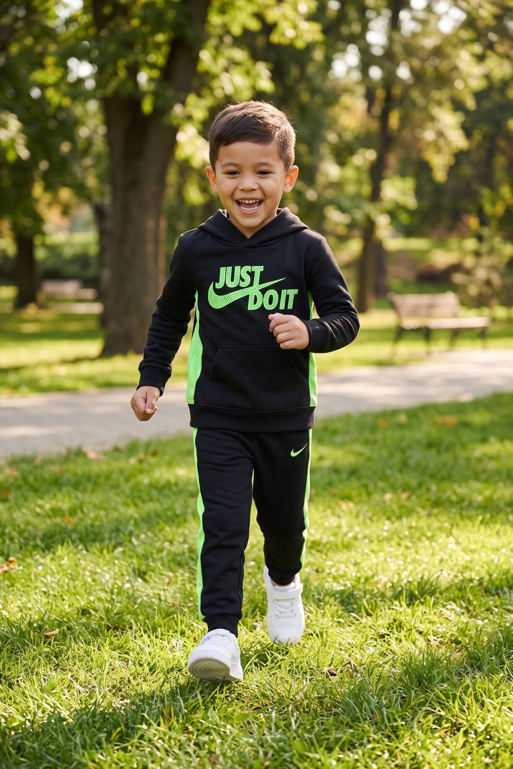 Toddlers Boy 2 Pieces Long Sleeve Hoodie And Jogger Pants Set, Multicolor