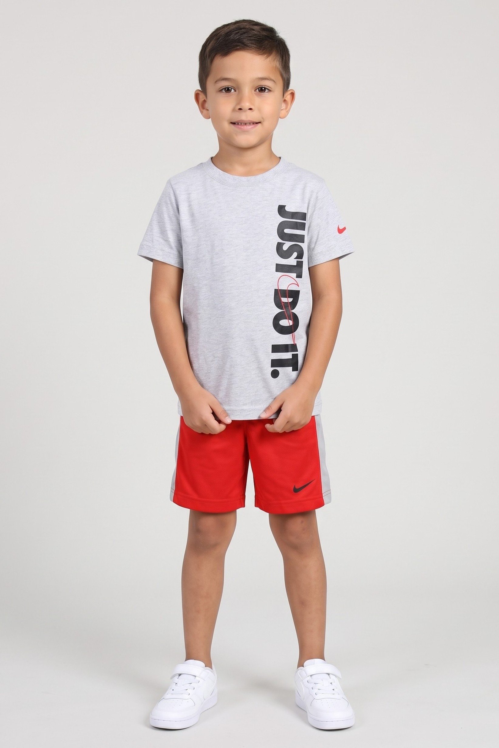 Kids Boy 2 Pcs Graphic Print Top And Bottom Set, Multicolor