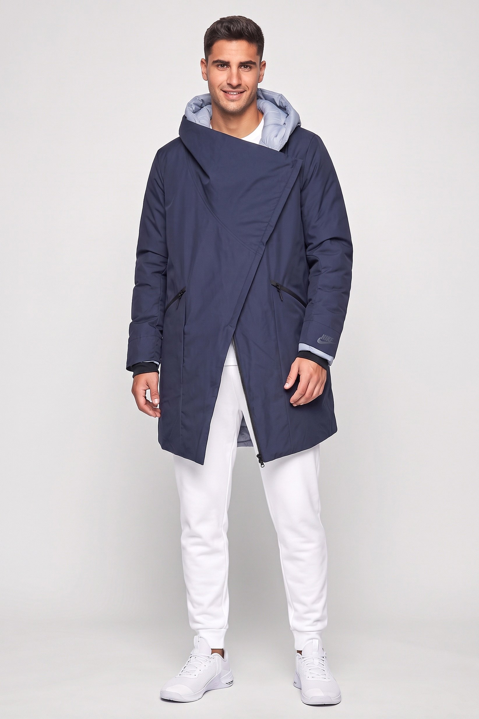 Men Sportswear Fit Outdoor Jacket, Navy