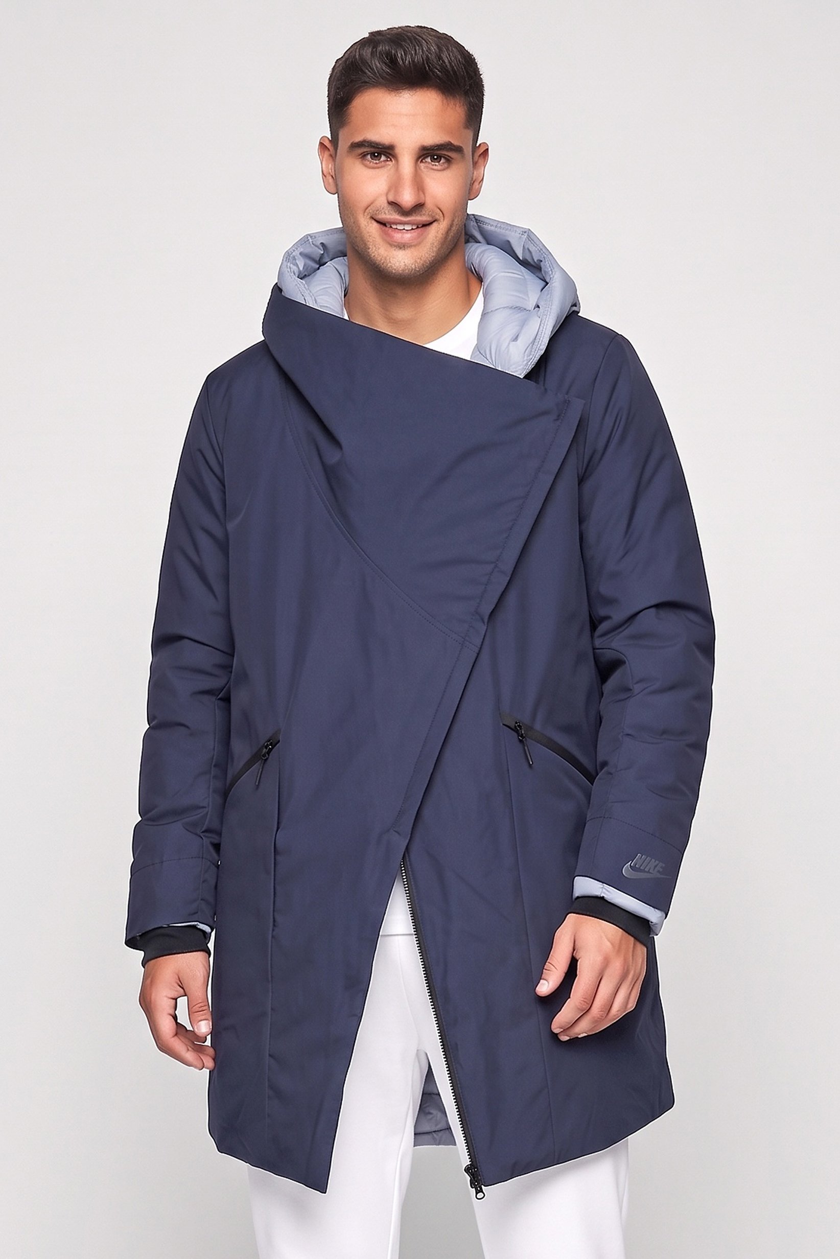 Men Sportswear Fit Outdoor Jacket, Navy