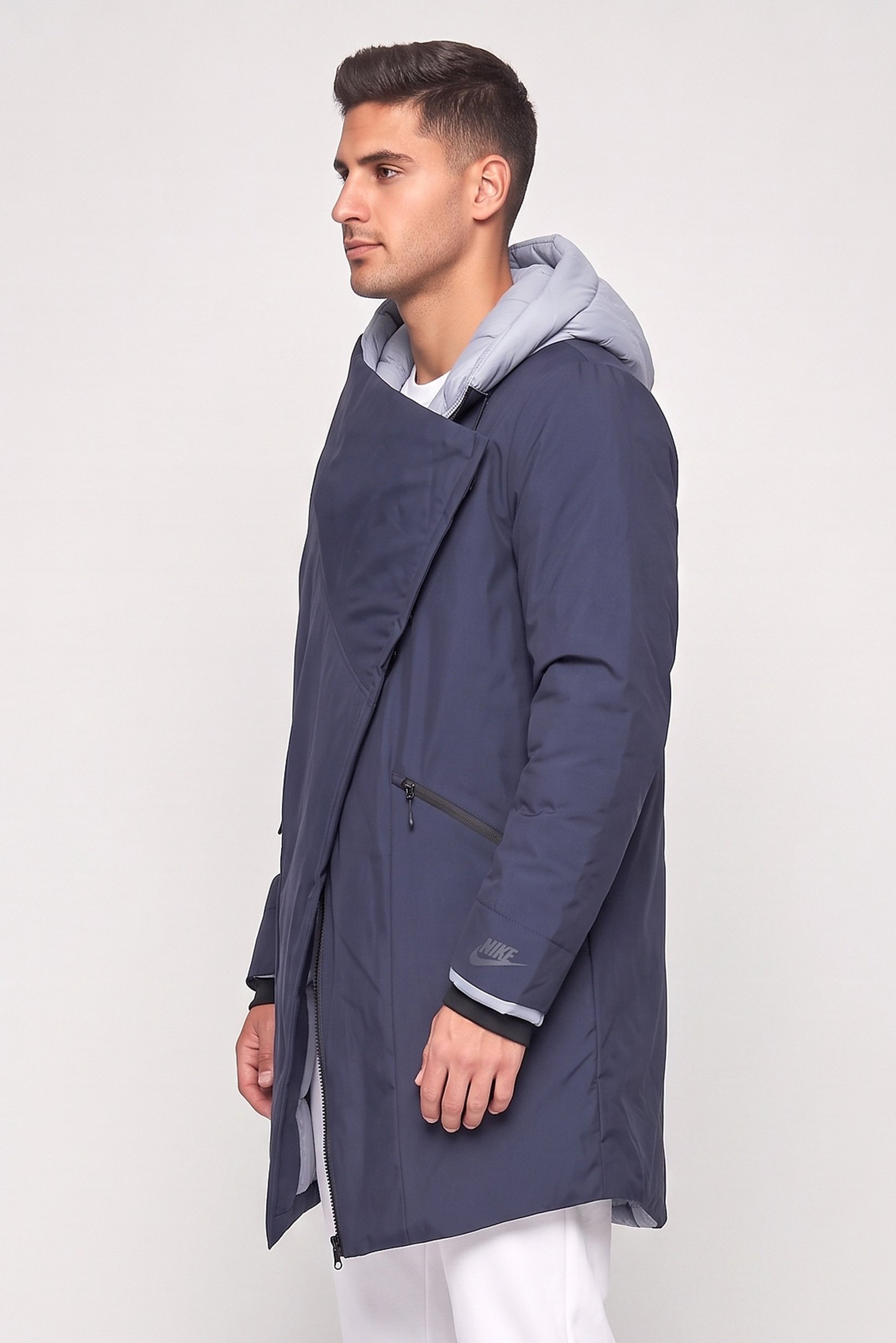 Men Sportswear Fit Outdoor Jacket, Navy