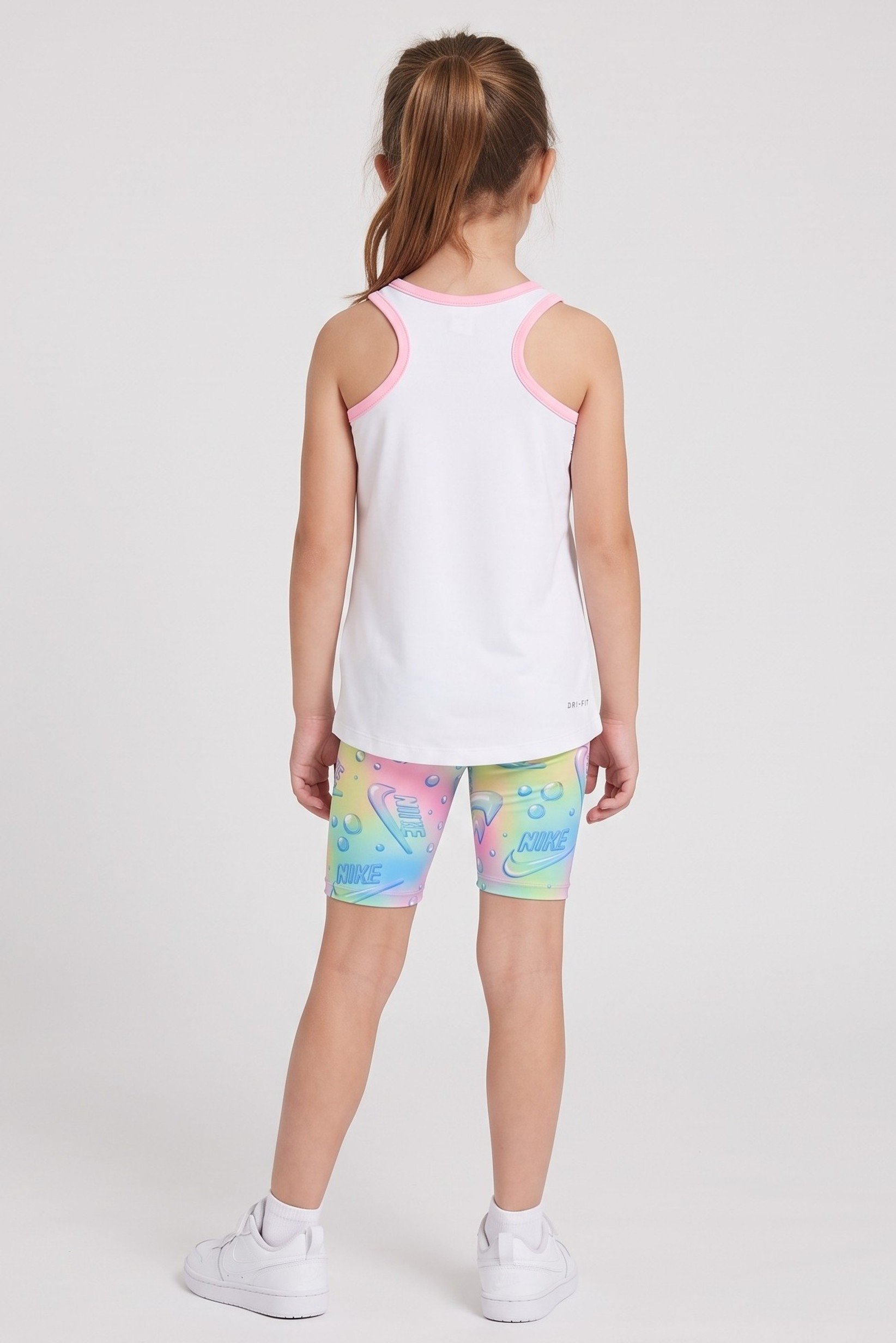 Toddlers Girl 2 Pcs Sleeveless Top And Shorts Set, Multicolor