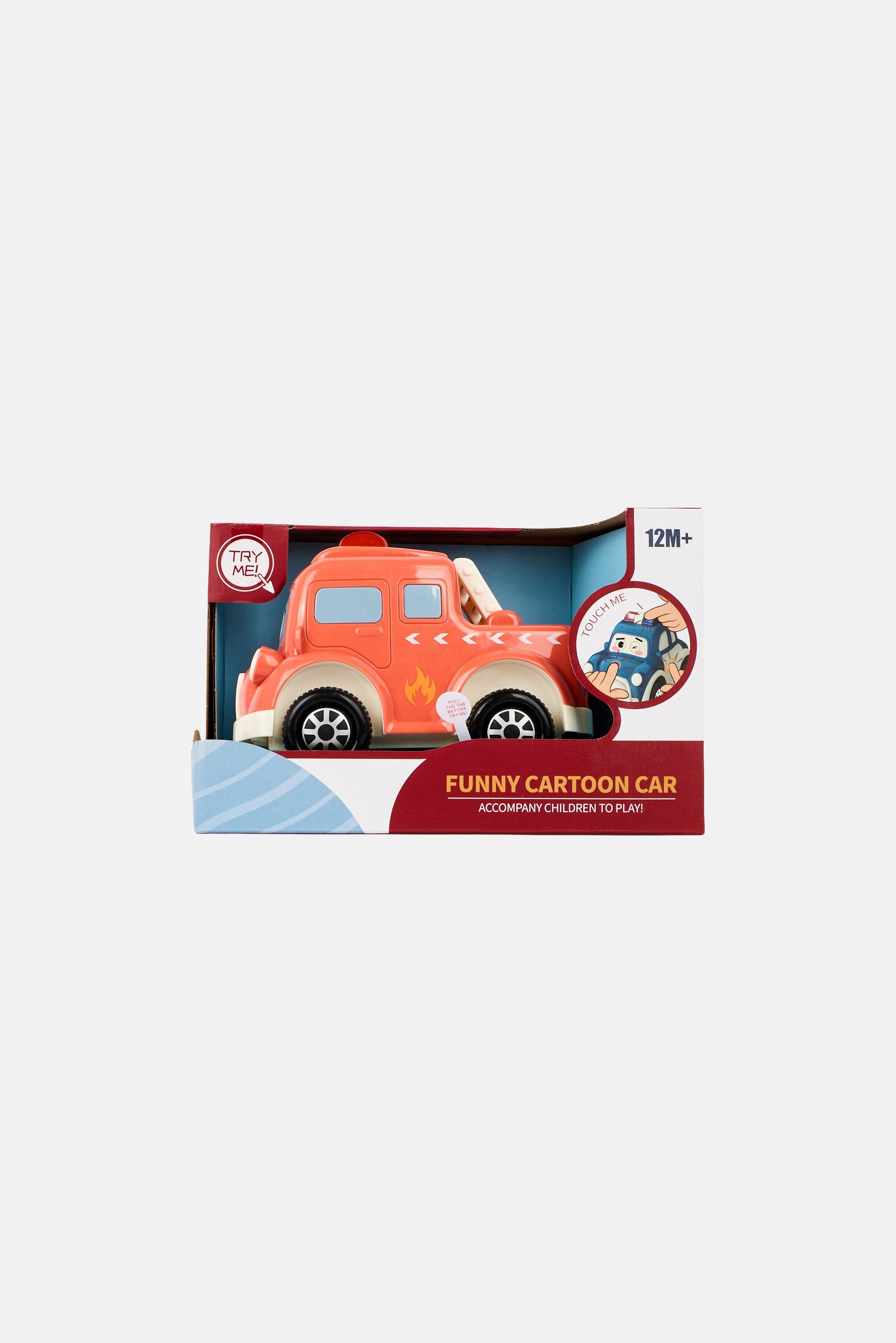 Funny Cartoon Car Fire Engine