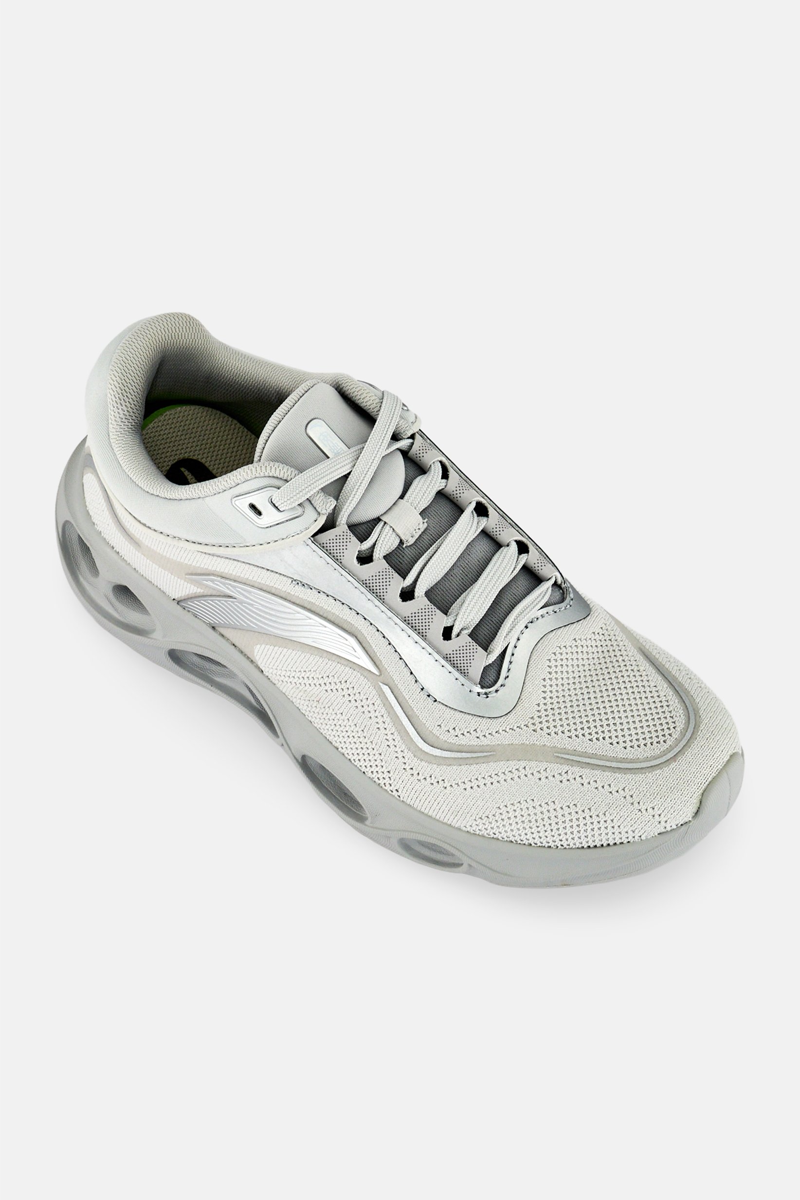 Men Cross Lace Up Training Shoes, Grey