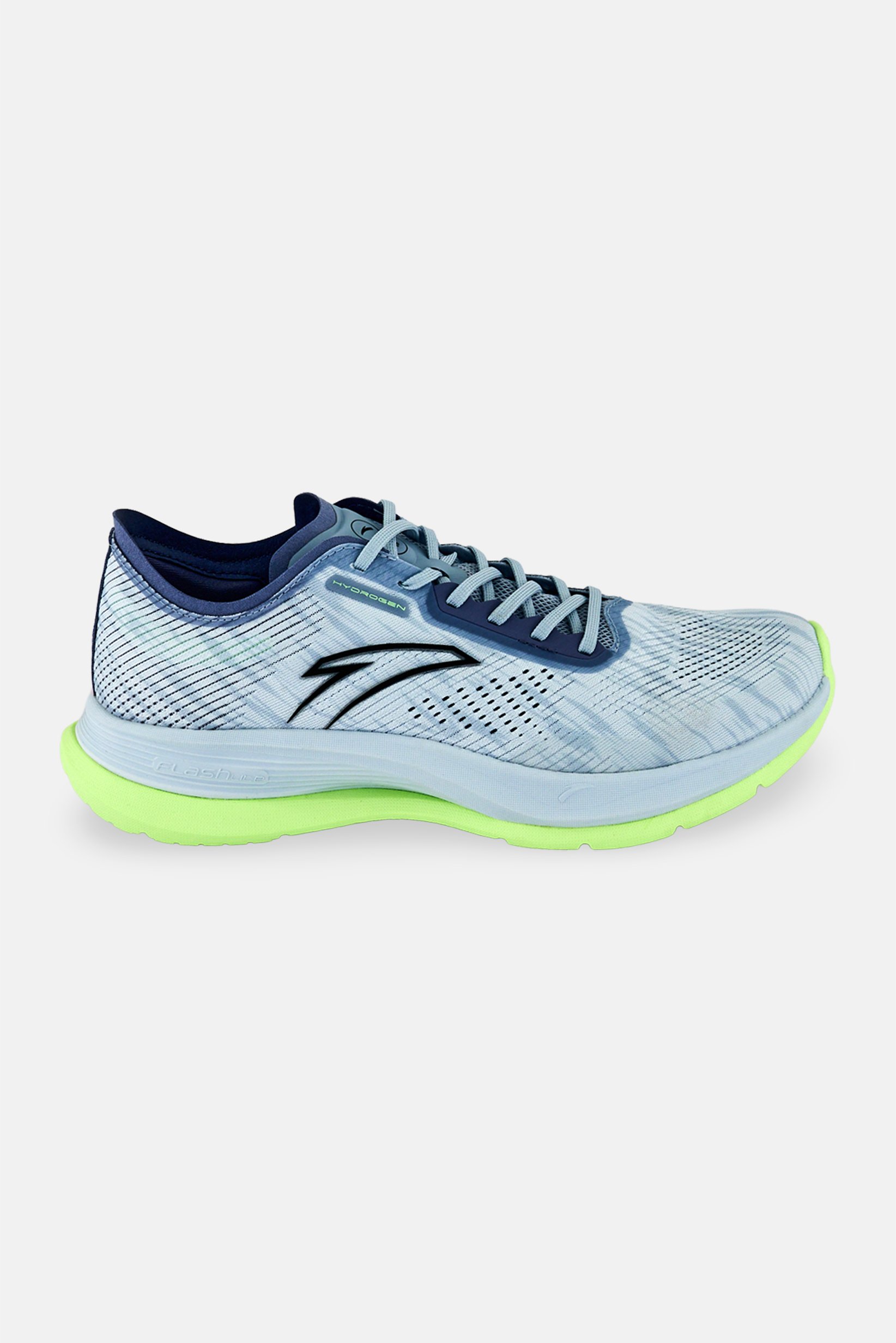 Men Lace Up Running Shoes, Light Grey