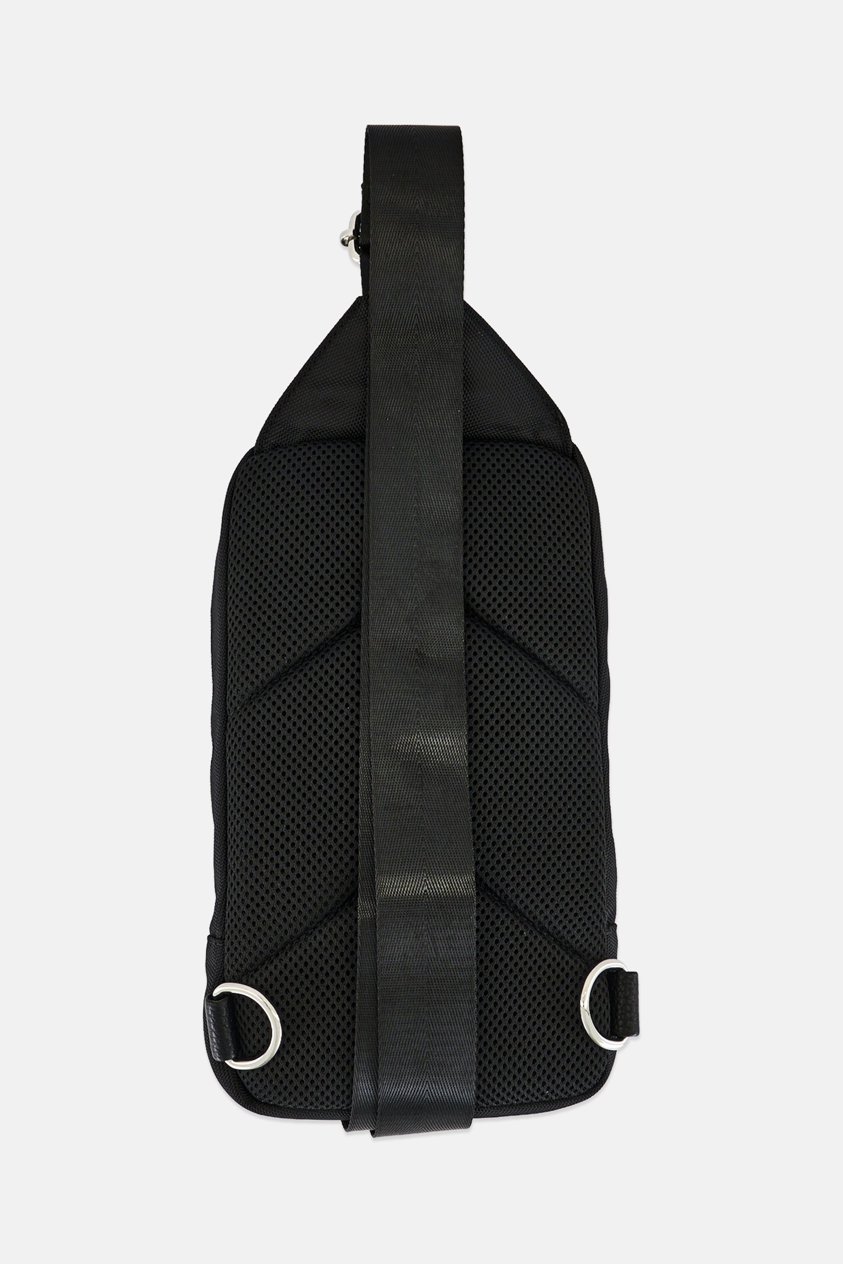 Men Brand Logo Fanny Pack, Black