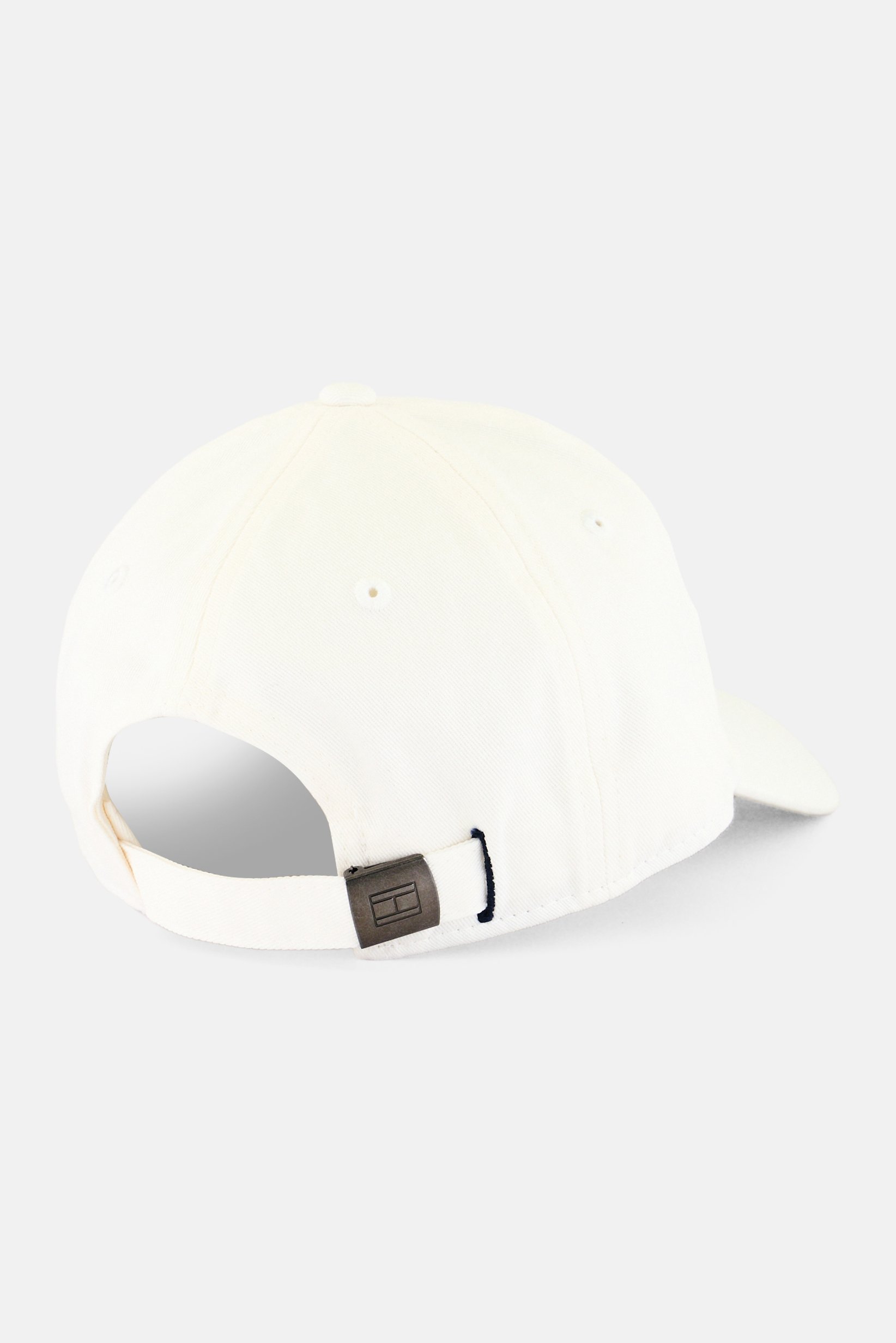 Men Embroidered Logo Adjustable Baseball Cap, White