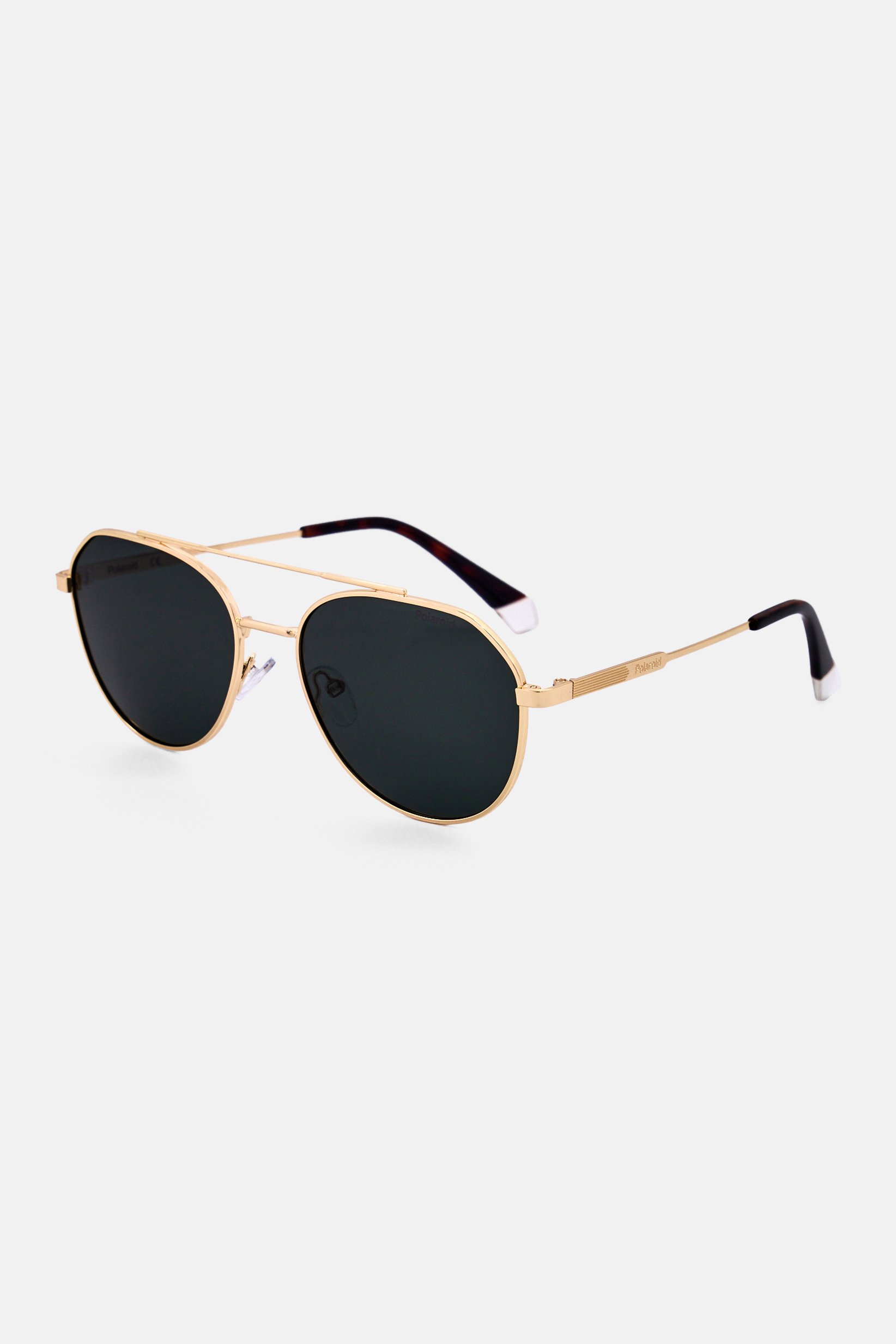 Men PLD 4119 S X Aviator Sunglasses, Gold