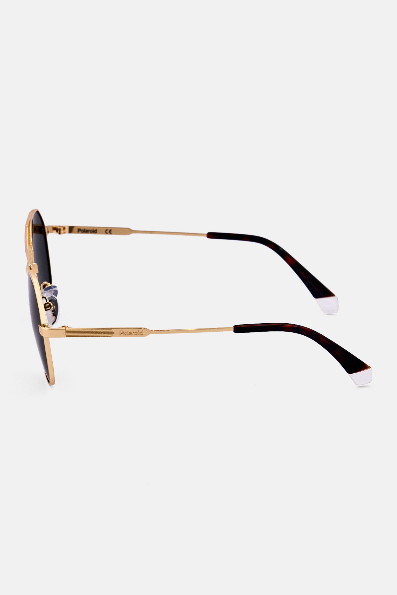 Men PLD 4119 S X Aviator Sunglasses, Gold