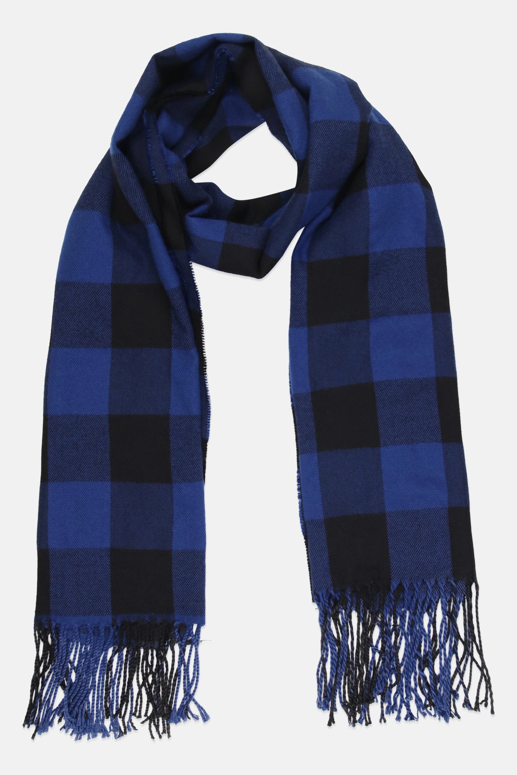 Men Checkered Scarf, Multicolor