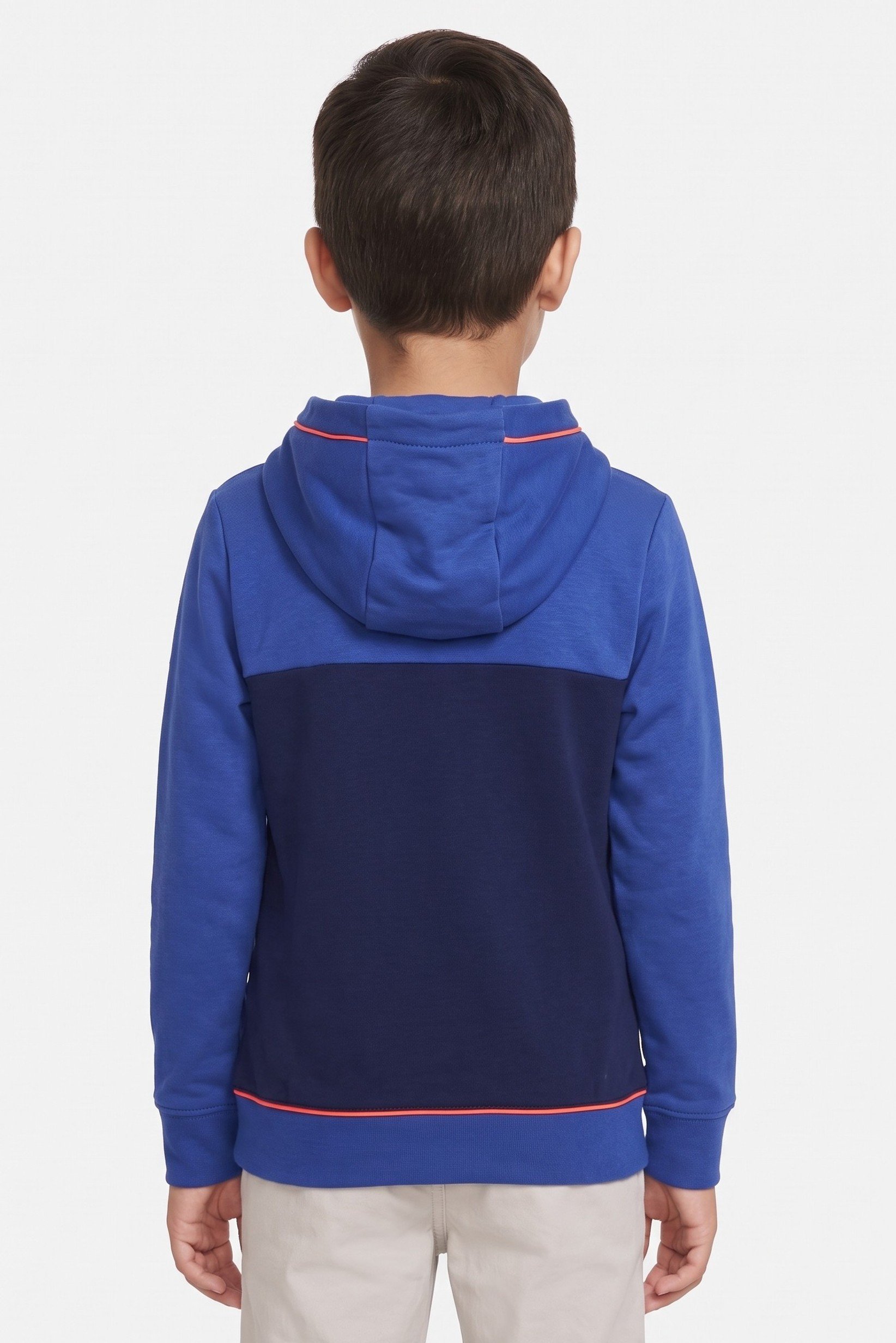 Kids Boy Sportswear Fit Long Sleeve Outdoor Hoodie, Blue