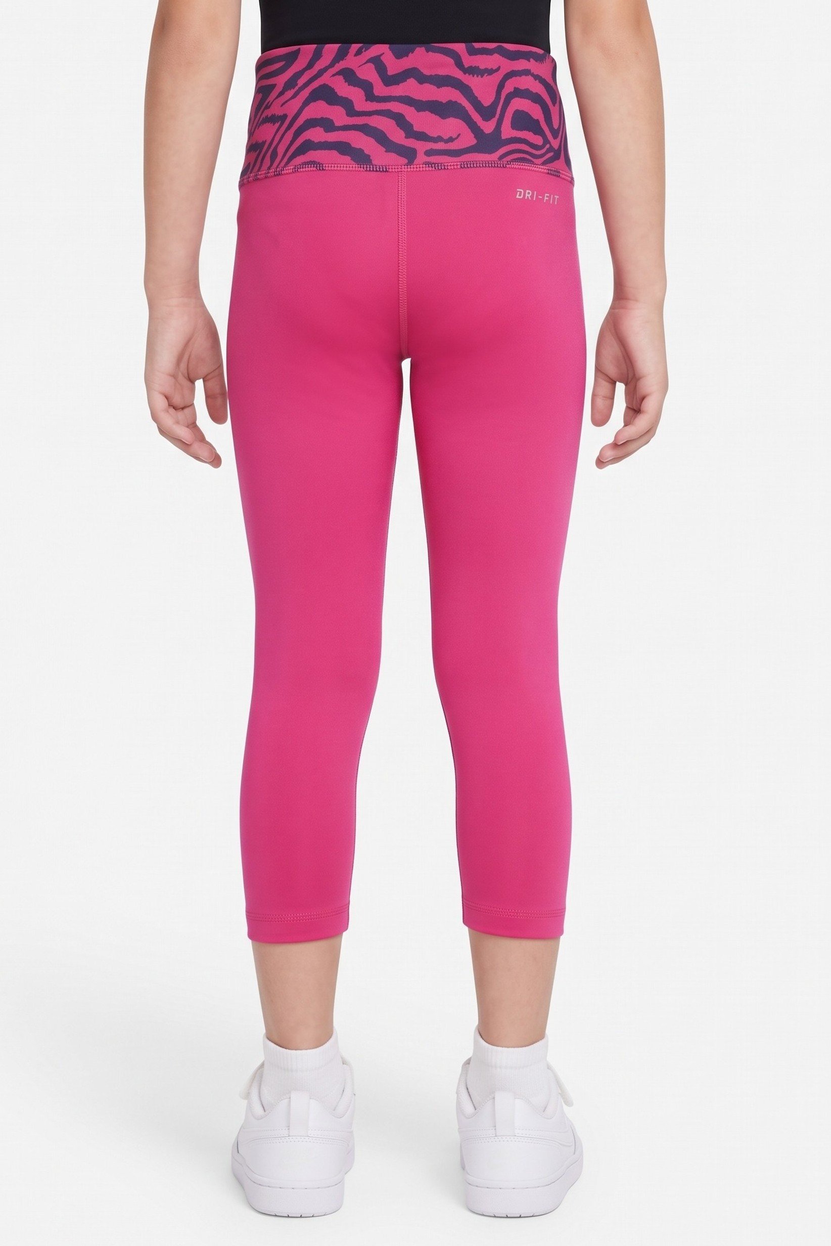 Toddlers Girl Dri Fit Training Leggings, Dark Fuchsia