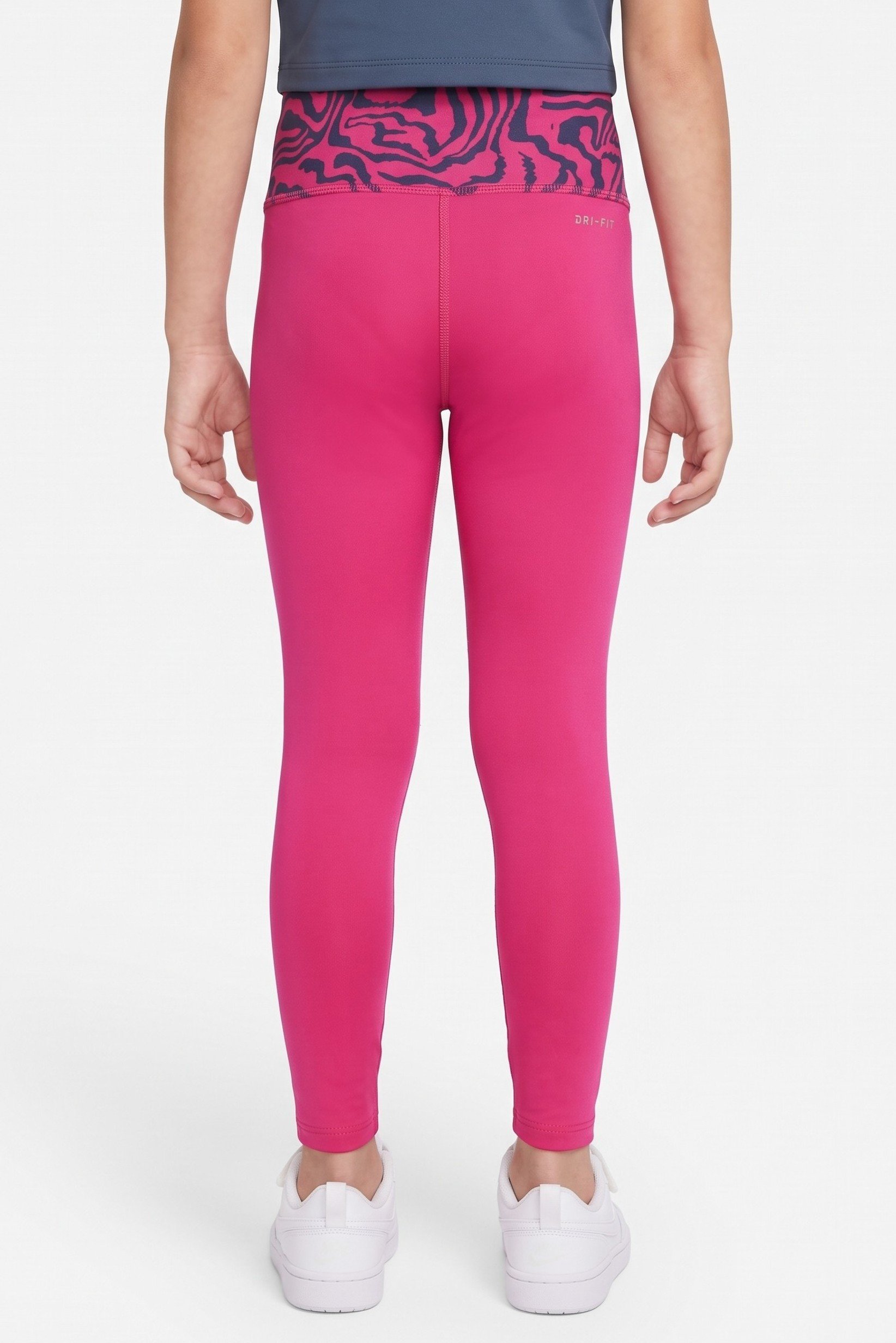 Kids Girl Sportswear Fit Training Leggings, Dark Fuchsia