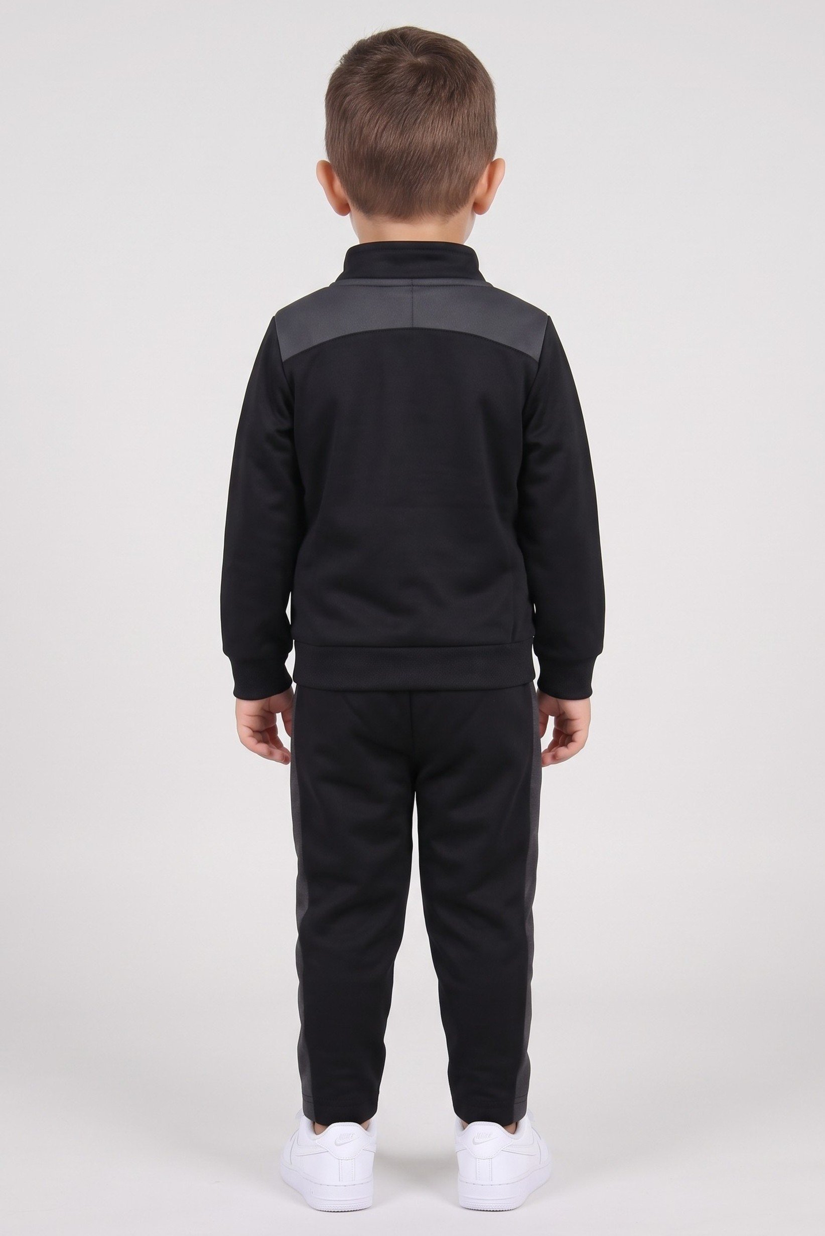 Toddlers Boy 2 Pieces Long Sleeve Sweatshirt And Pants Set, Black