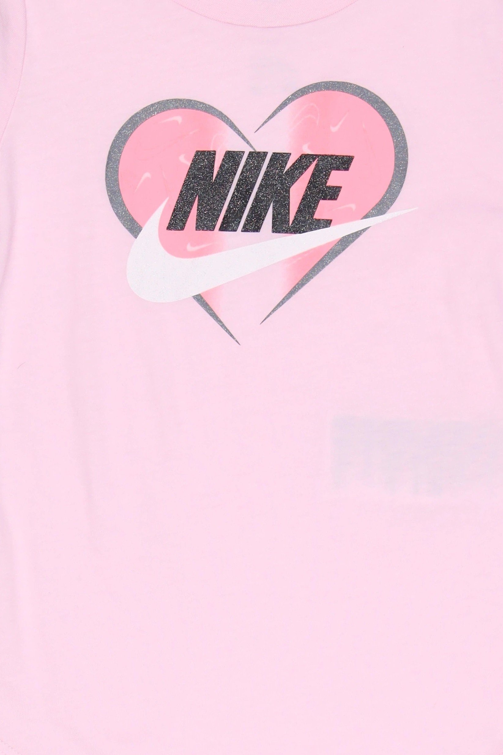 Toddlers Girl Brand Logo Short Sleeve Top, Pink