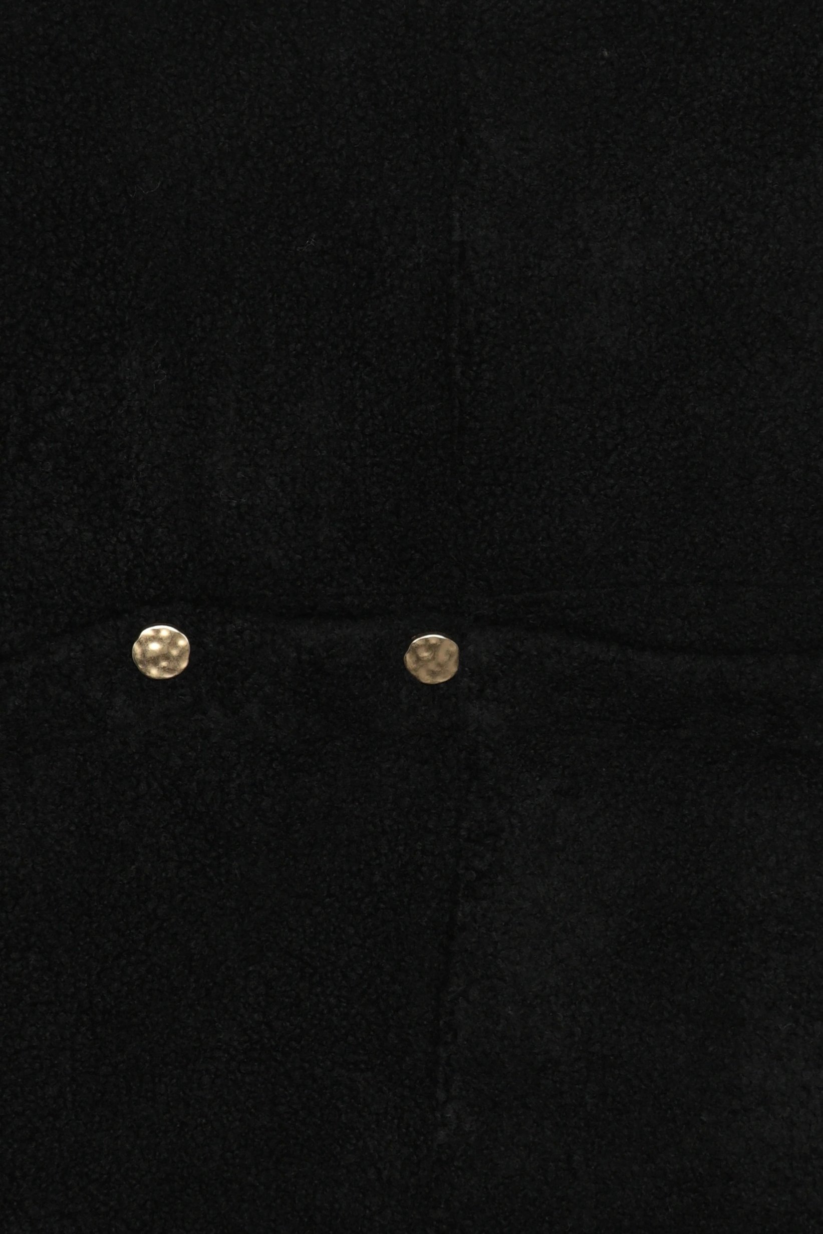 Women Textured Sherpa Jacket, Black