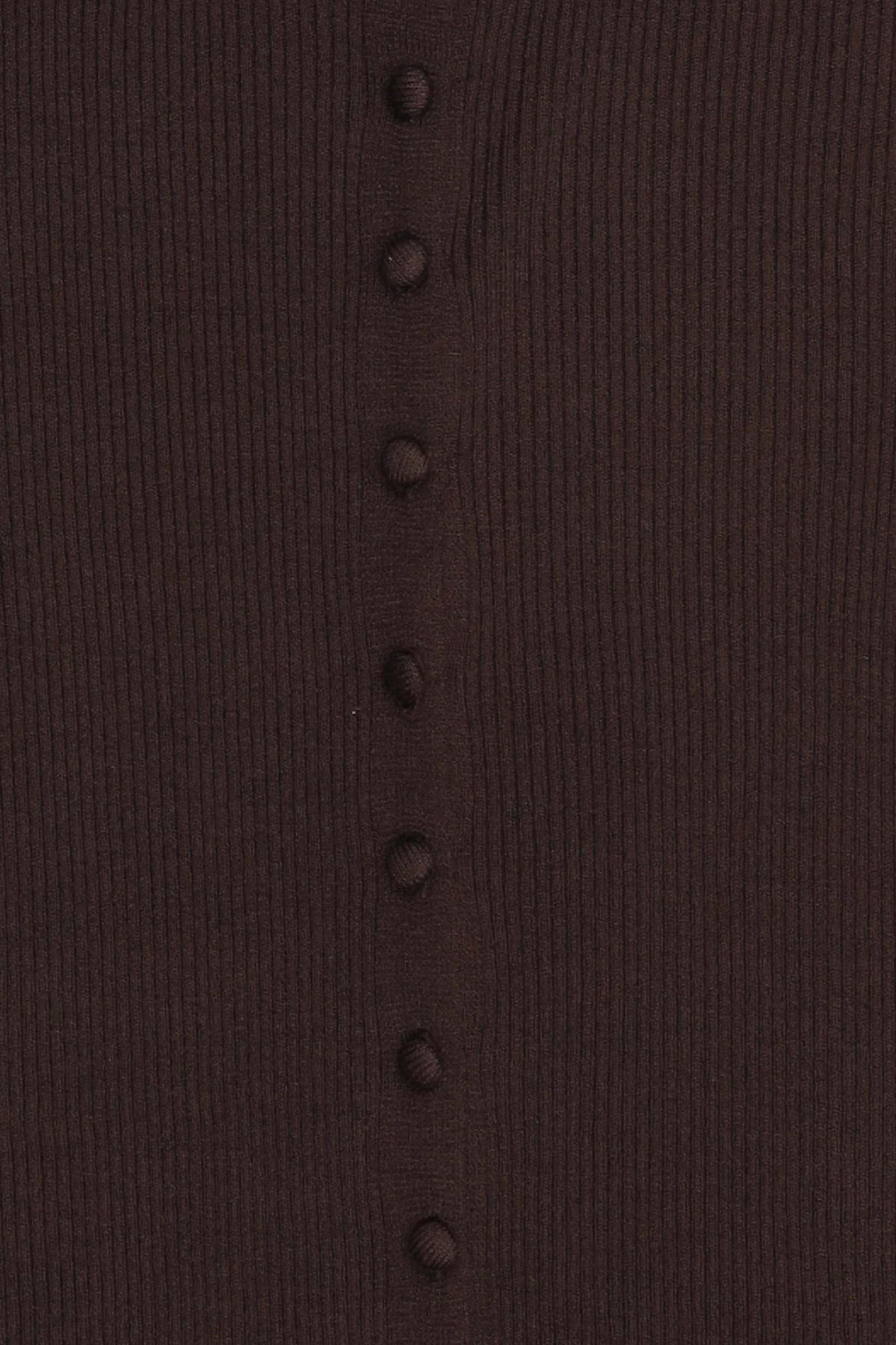 Women Spread Collar Knitted Cardigan, Chocolate Brown