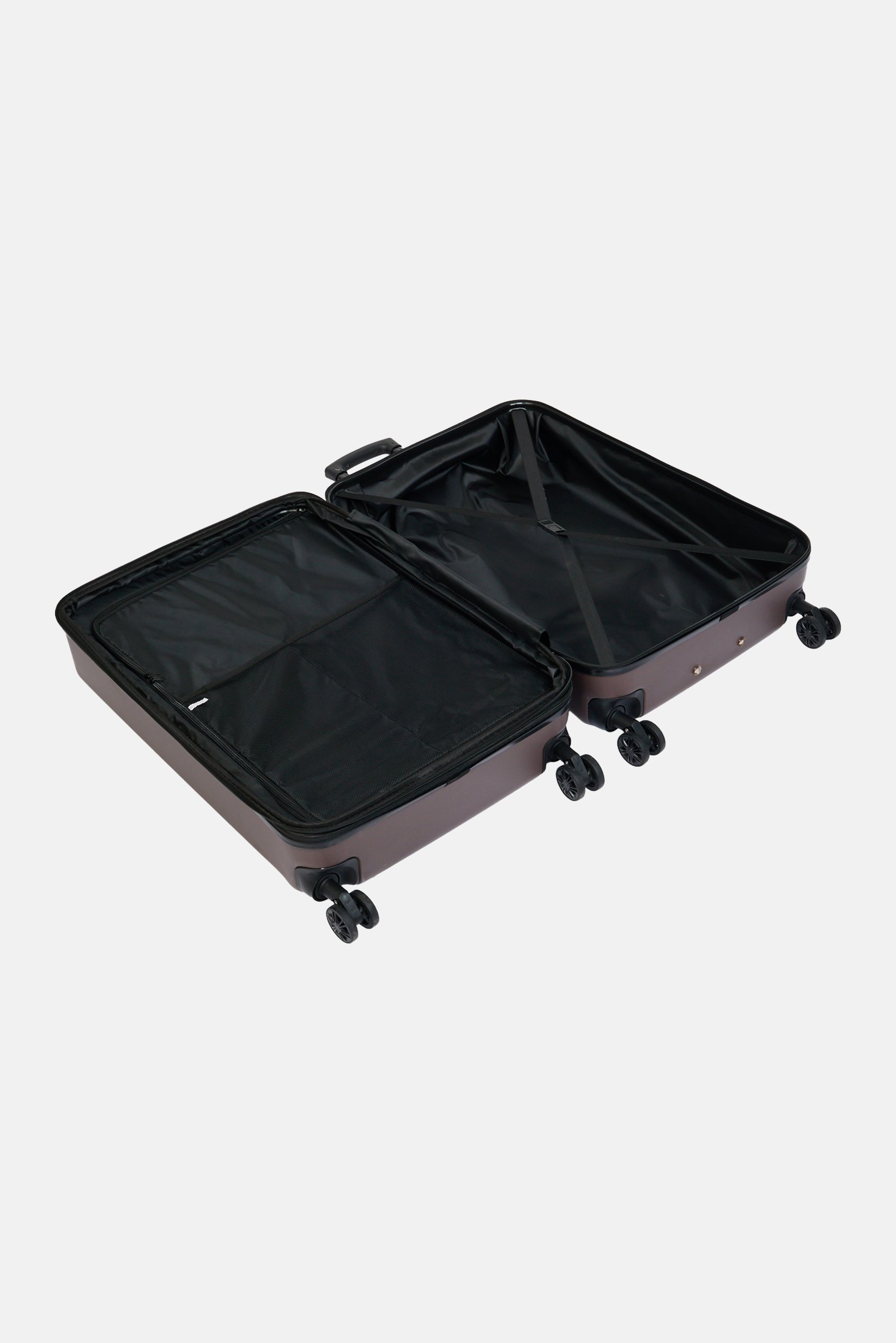 28 Inch Hard Shell Spinner Luggage, Seal Brown