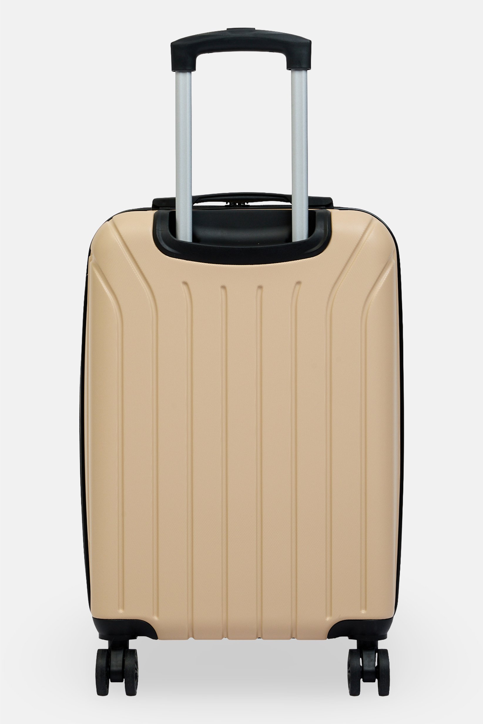20 Inch Expandable Hard Shell Check-In Spinner Luggage, Beige