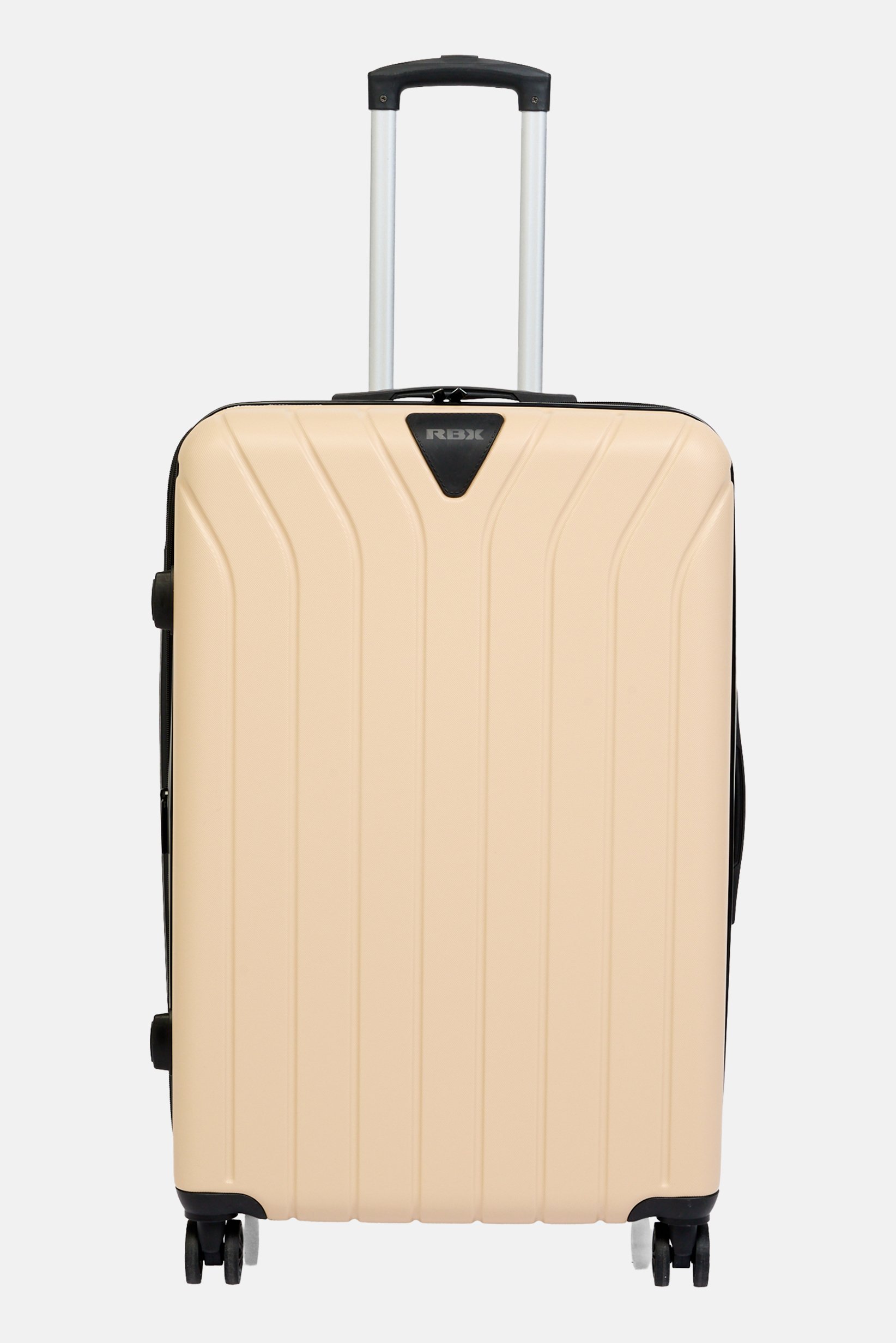 28 Inch Expandable Hardshell Check-In Spinner Luggage, Beige